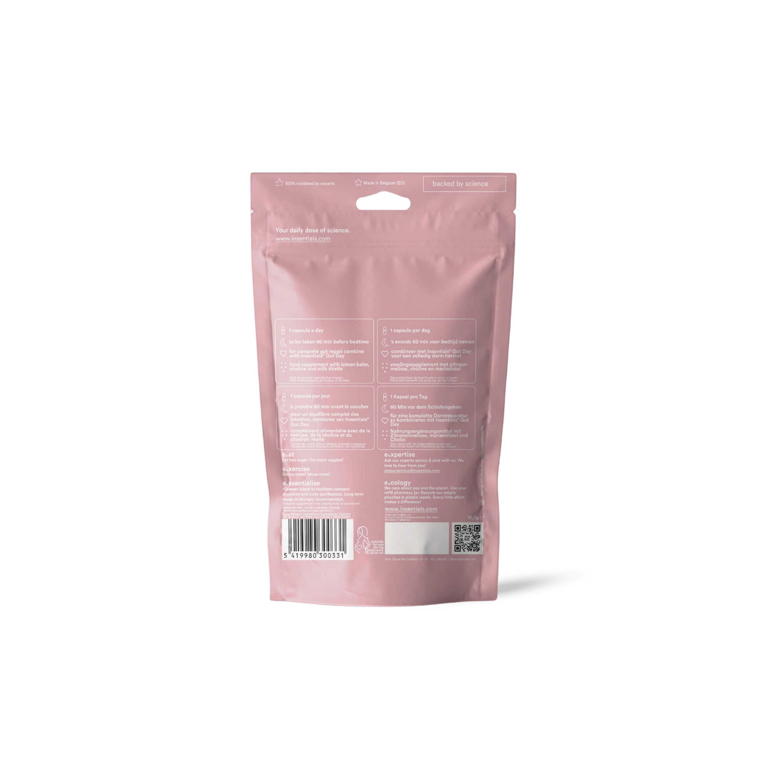 Insentials - Darm Night - Nächtliche Unterstützung für Magen und Verdauung