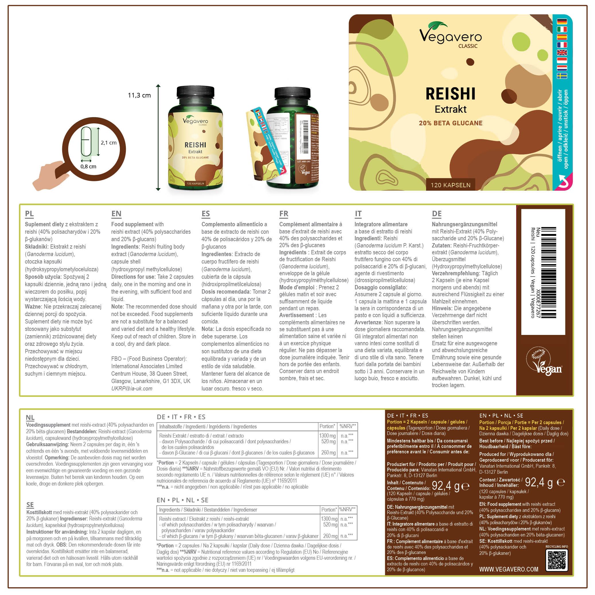 VEGAVERO Reishi Extrakt