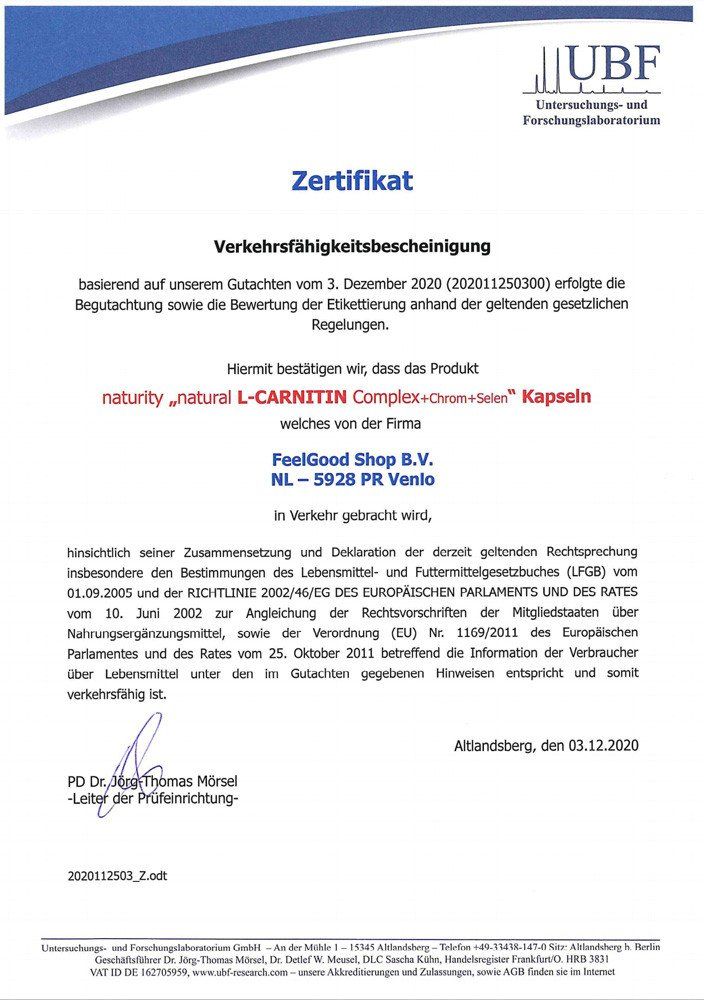 Naturity - L-CARNITIN Complex