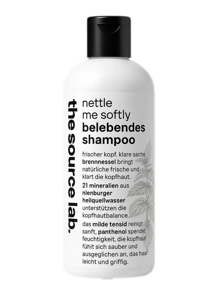 the source lab. nettle me softly – belebendes Kombinationsshampoo 250ml