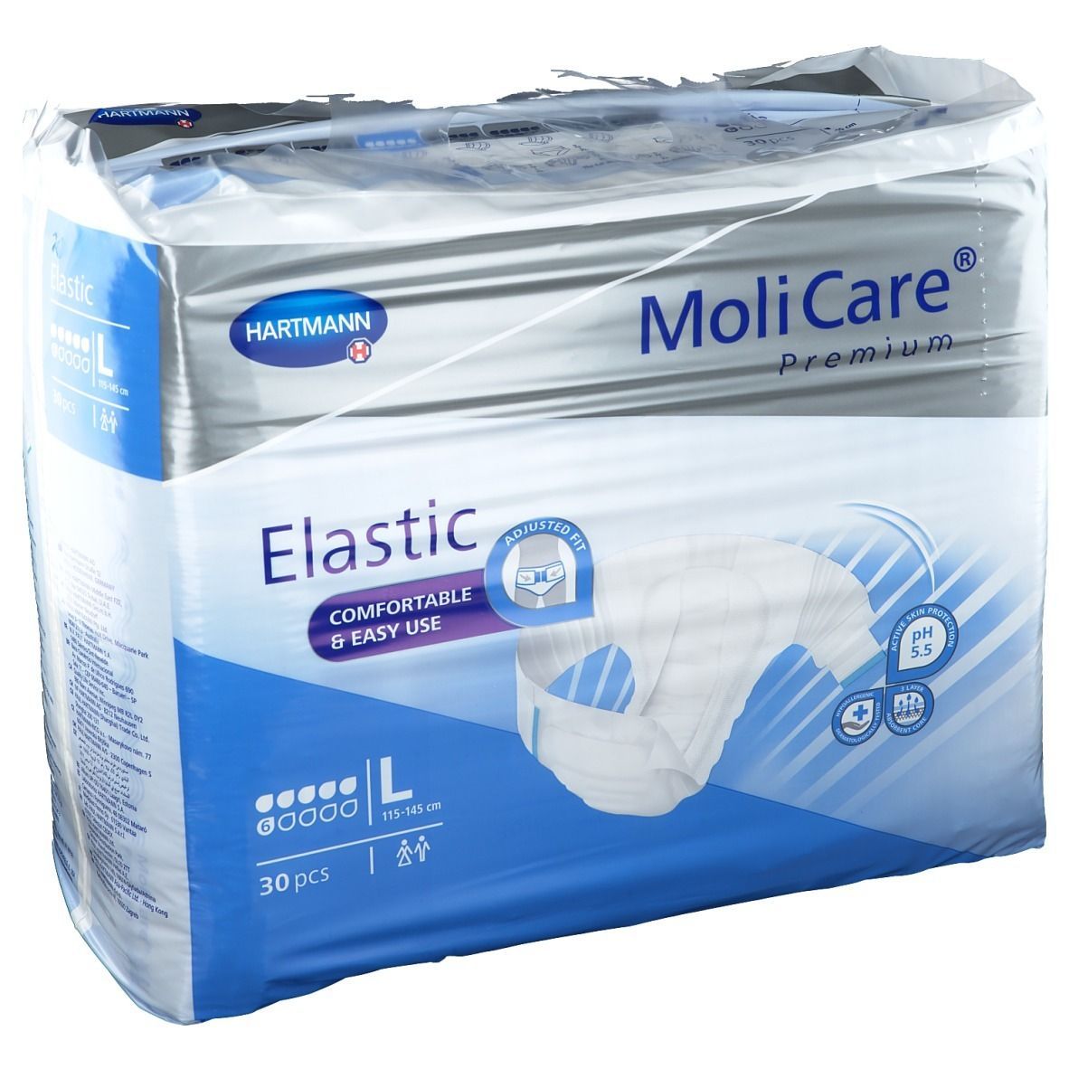 MoliCare Premium Elastic Slip 9 Tropfen Größe L