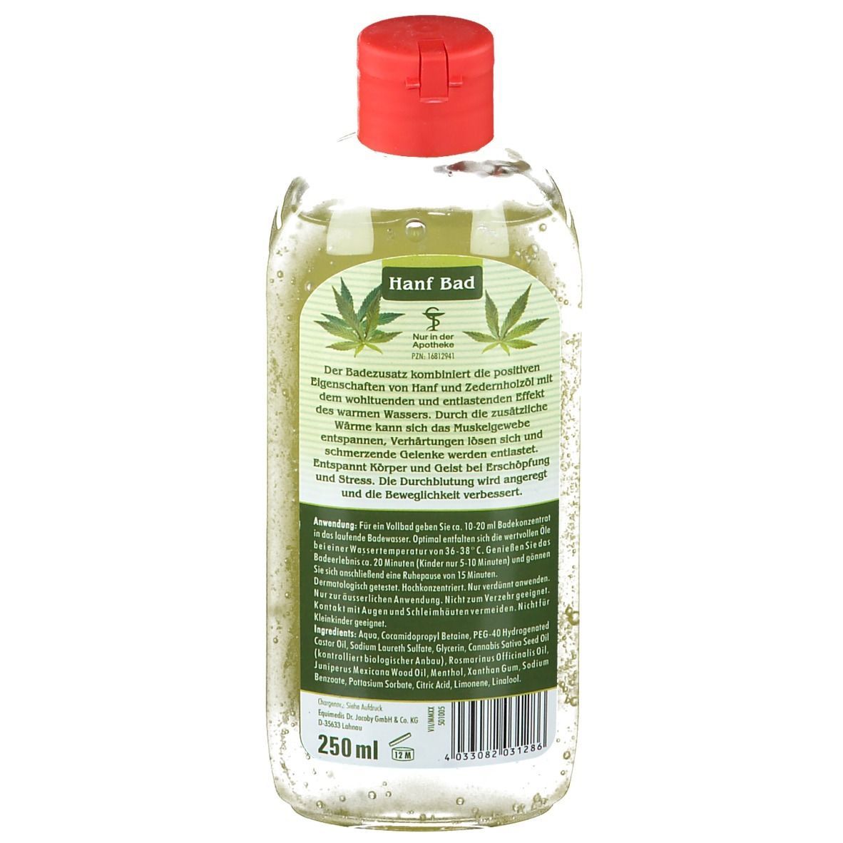 Apothekers Original Pferde Salbe Hanf Bad