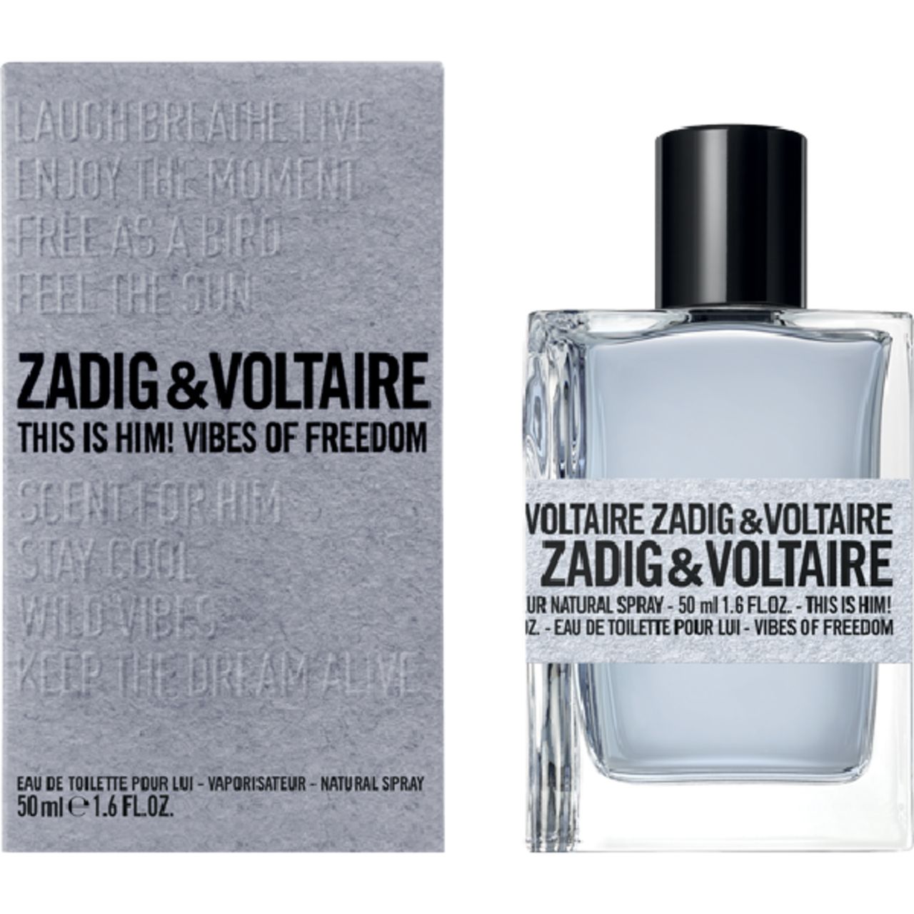 Zadig & Voltaire, This is Him! Vibes of Freedom E.d.T. Nat. Spray