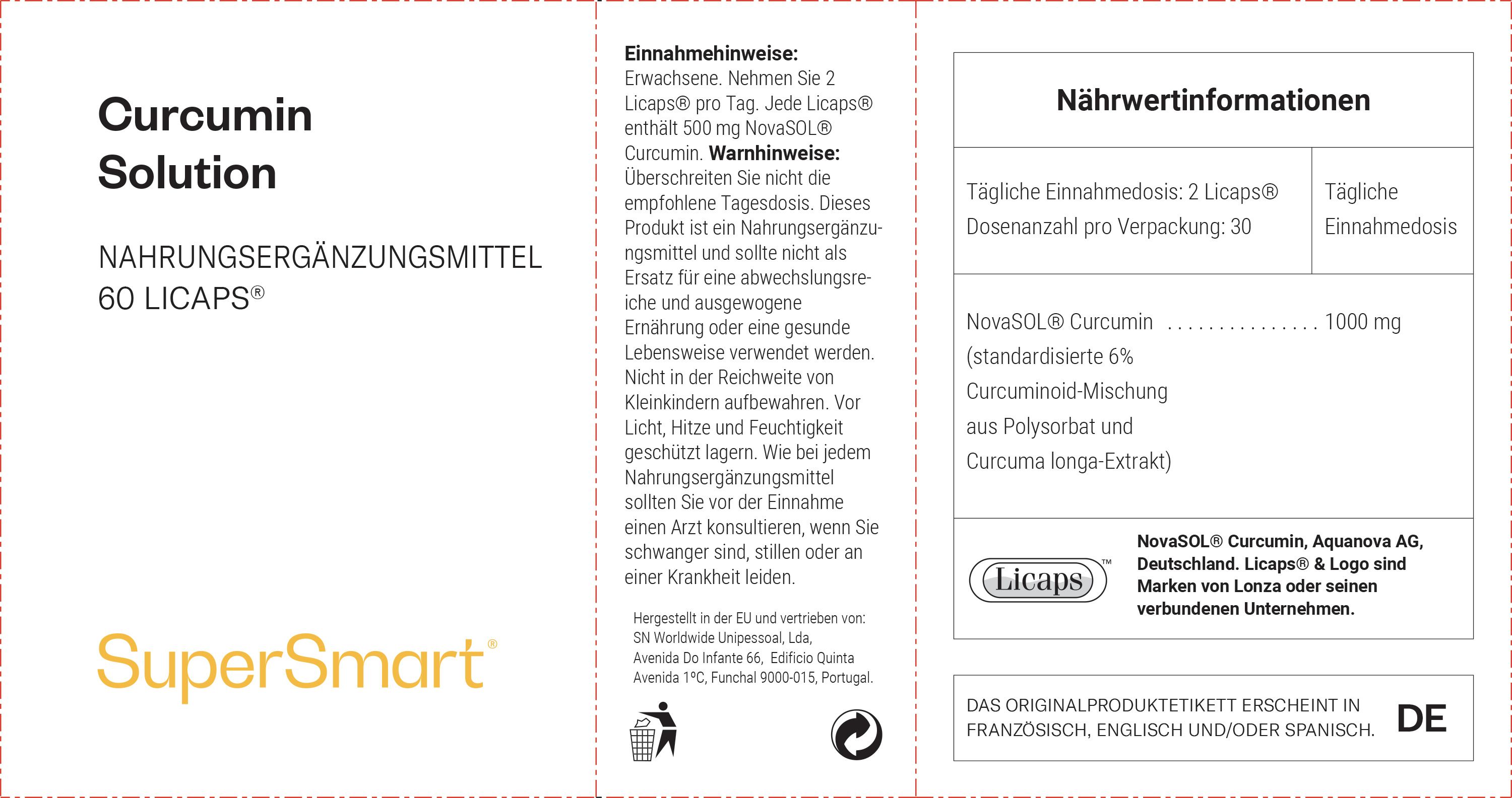 Curcumin-Lösung - SuperSmart