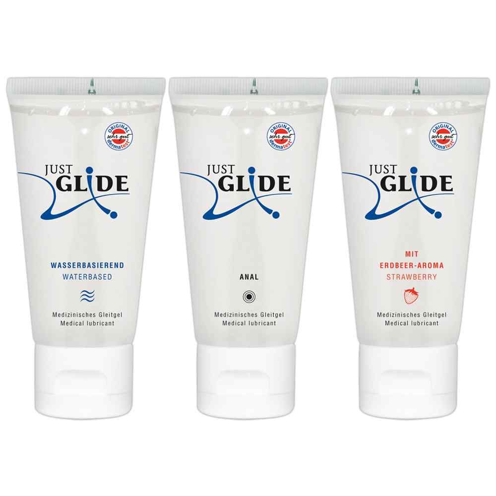 Just Glide med.Gleitgel sortiert 3x200 ml Gel