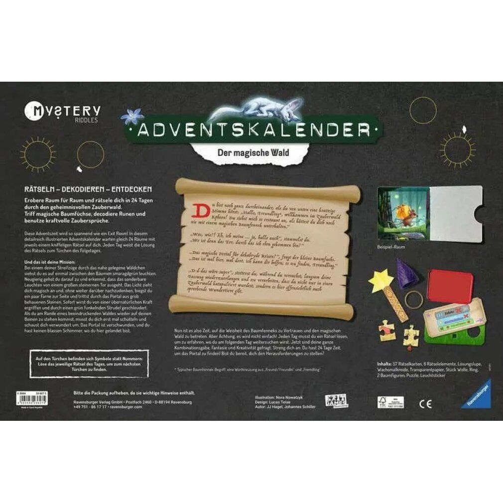 mystery Adventskalender riddles Der magische Wald *Deutsche Version*