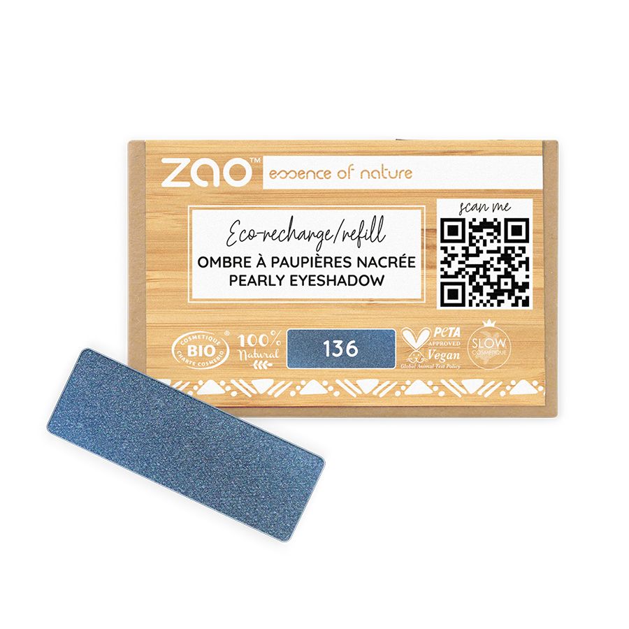 ZAO Make-up Ricarica Ombretto rettangolare Perlato 1 St