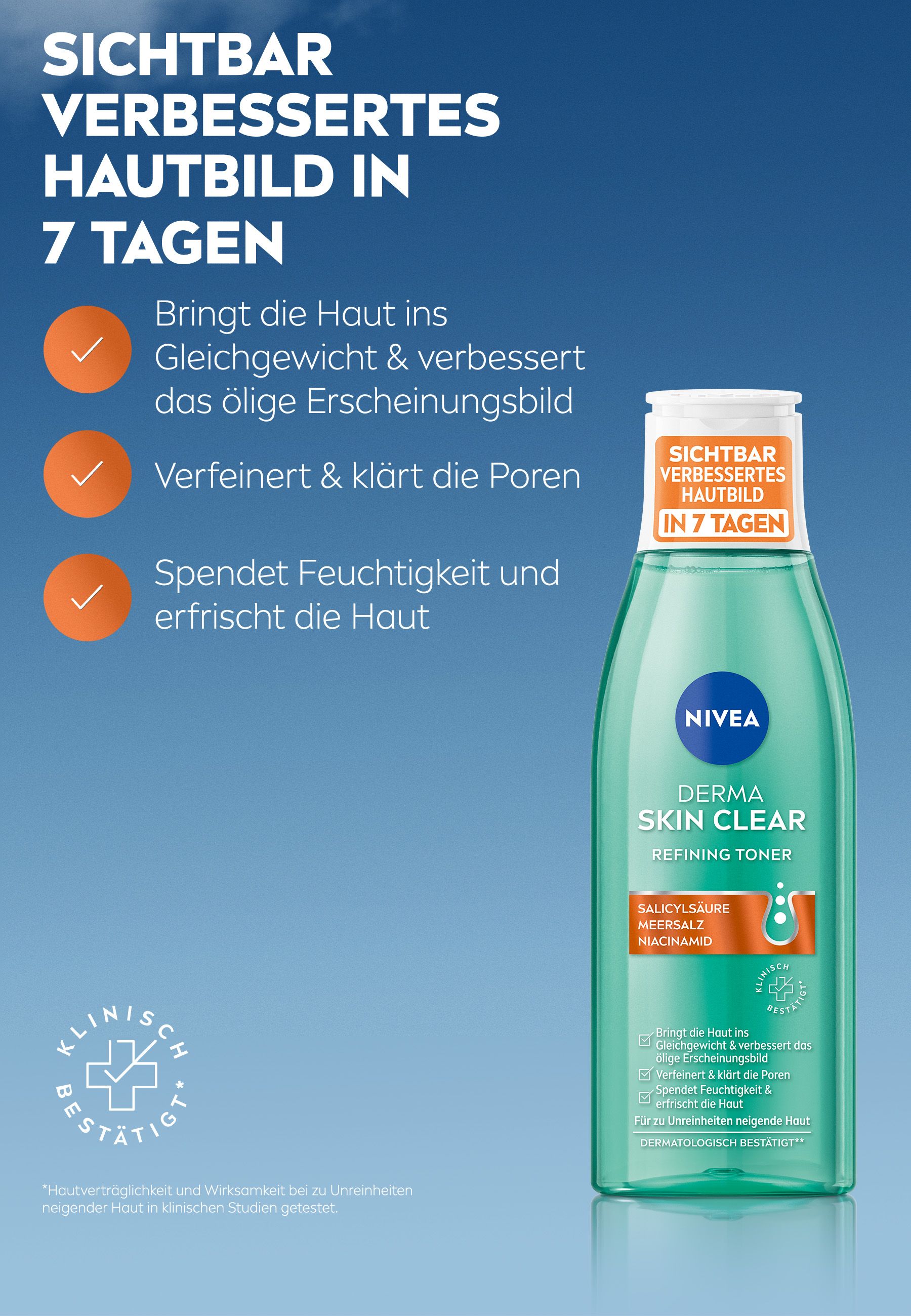 NIVEA Derma Skin Clear Day & Night Routine Set 5-teilig