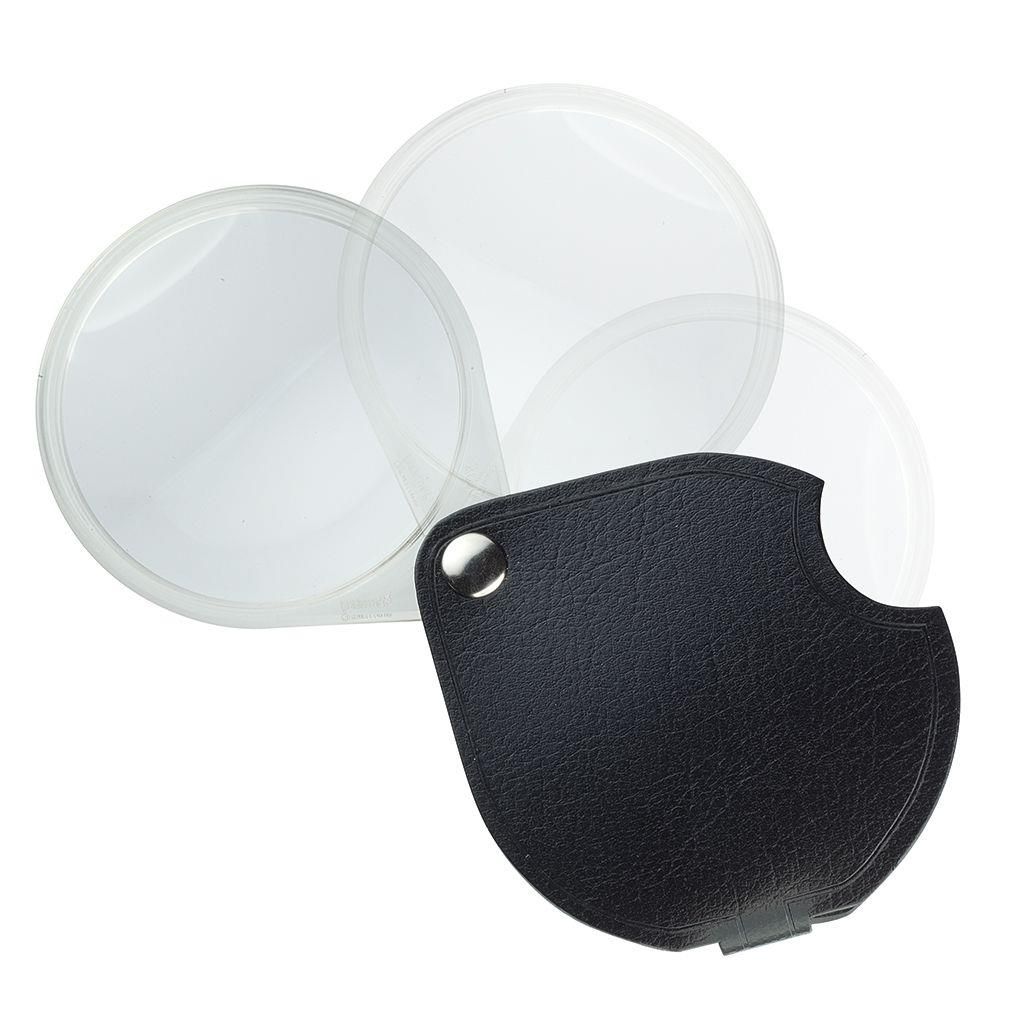 Schweizer Taschenlupe 2,5 fach / Ø 60mm Graphit 1 St