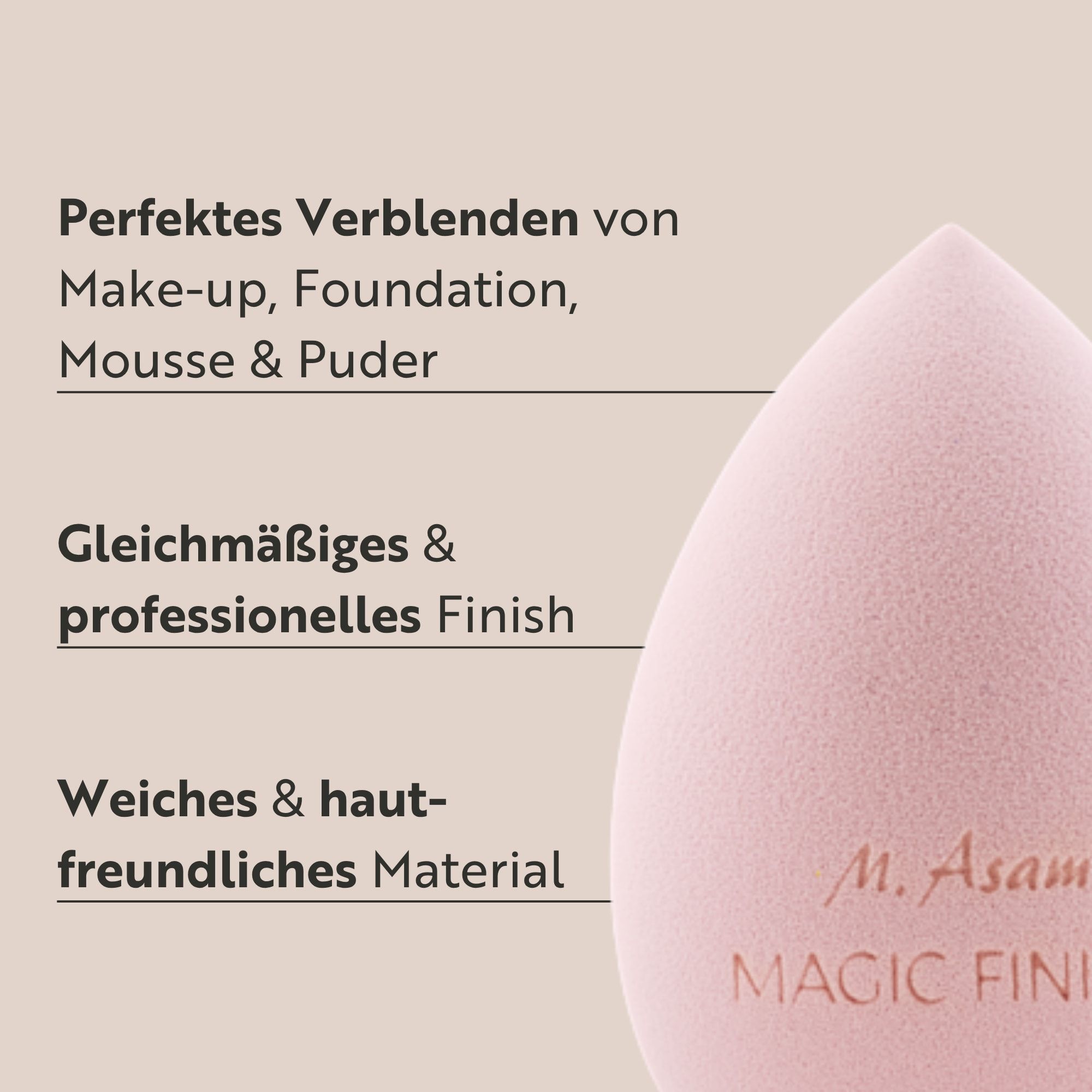 M ASAM, Make-up Schwamm