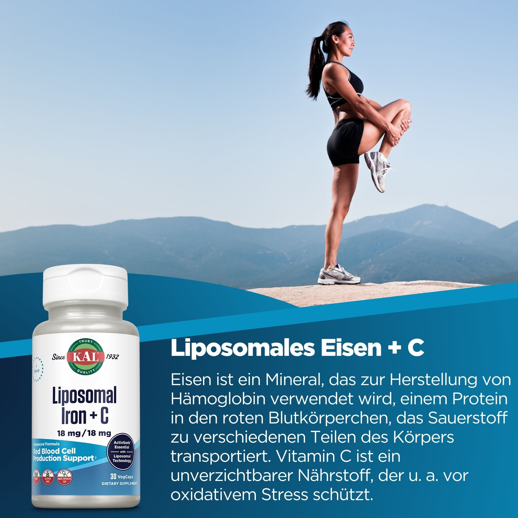 KAL Liposomales Eisen + C 18 mg / 18 mg