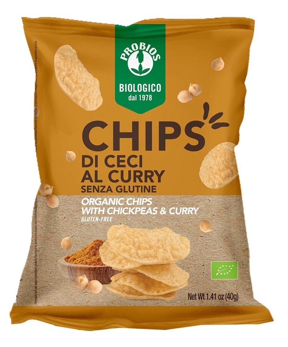 Probios Chips Ceci Curry 40 G - Immagine 4