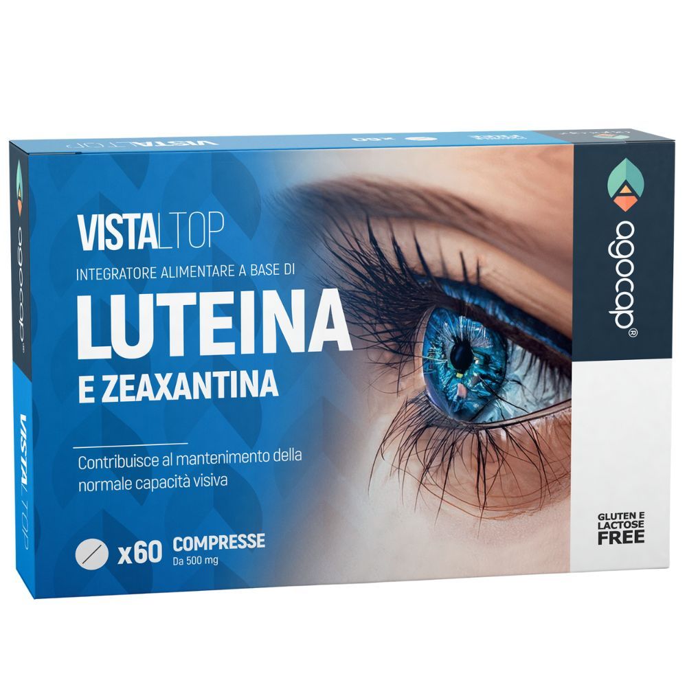 agocap - Vistaltop integratore alimentare per il benessere della vista con Luteina e Zeaxantina