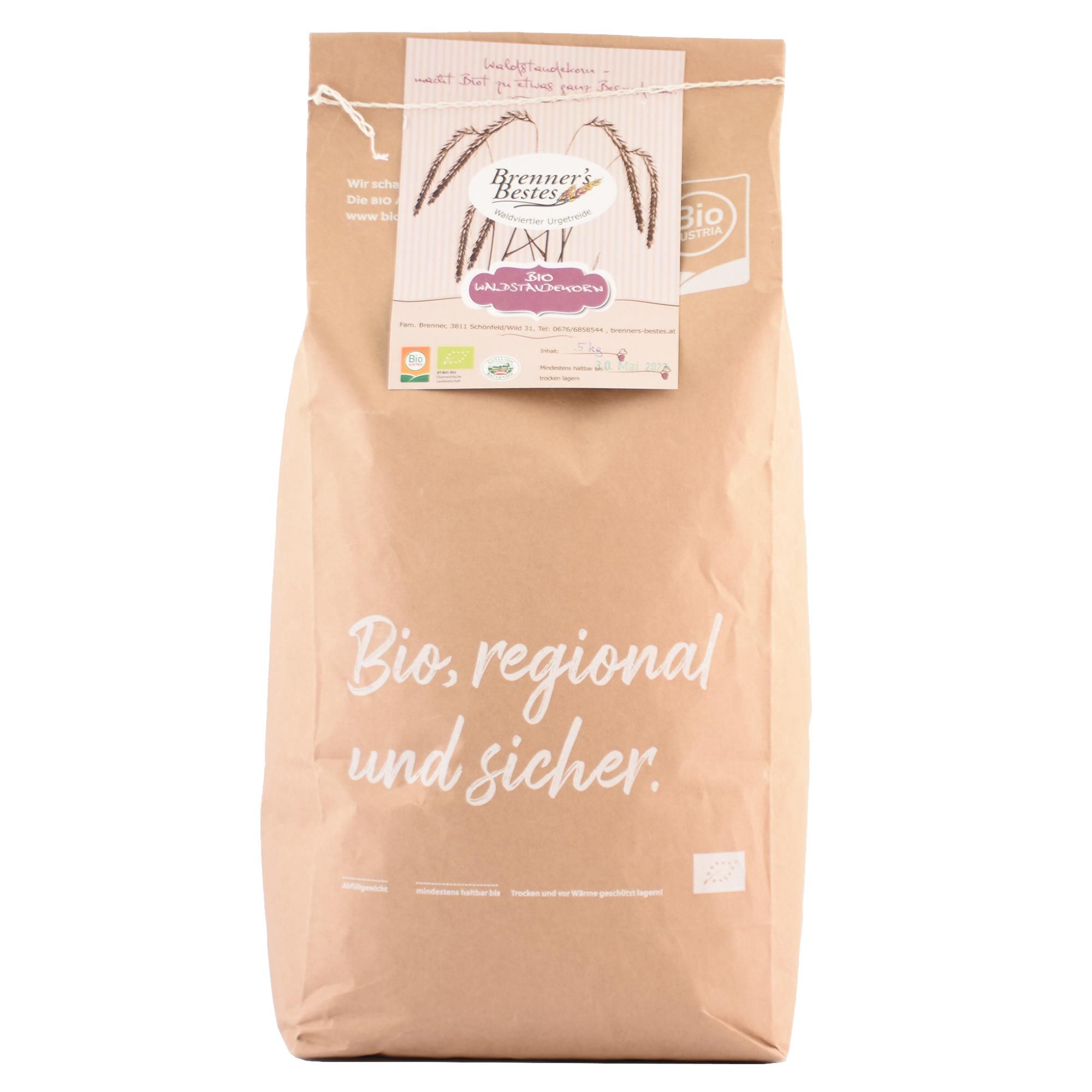 Bio Waldstaudekorn 5000 g