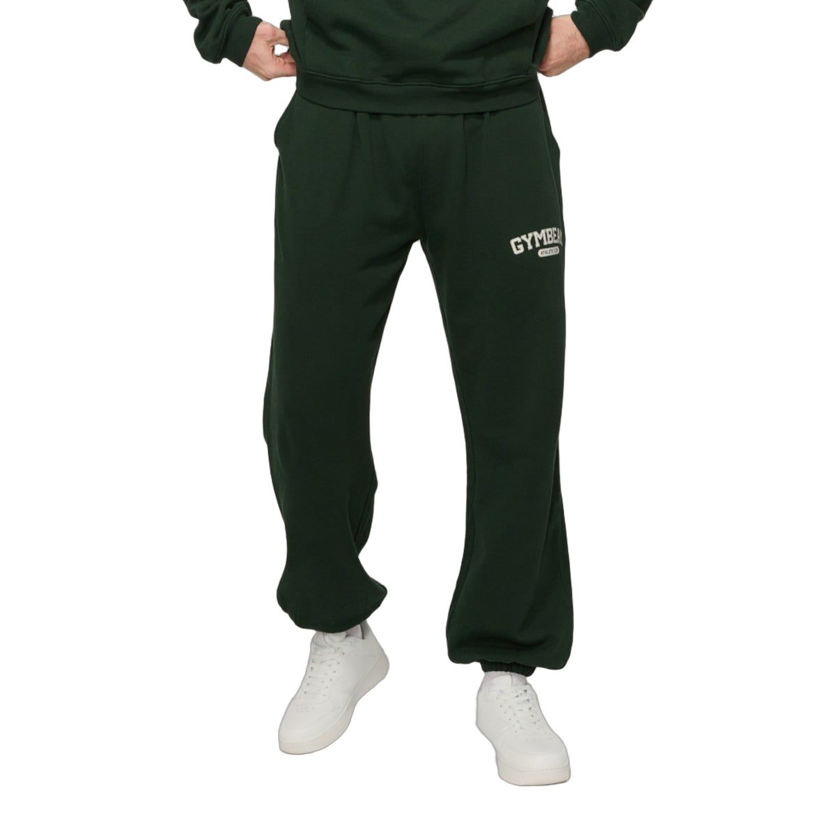 GymBeam Sweatpants Herren Oversized Varsity Grün 1 St