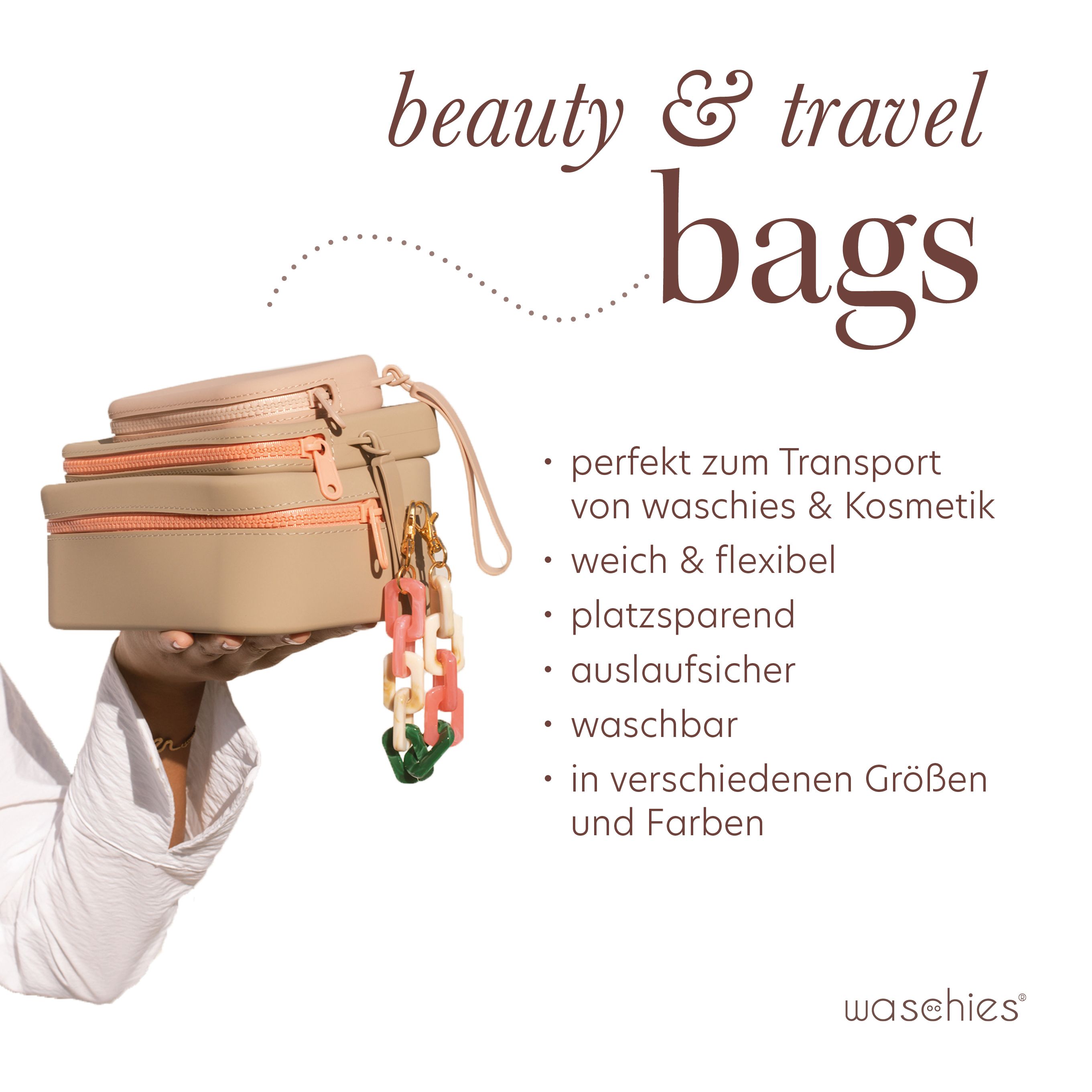 waschies Beauty Bag "Sage"