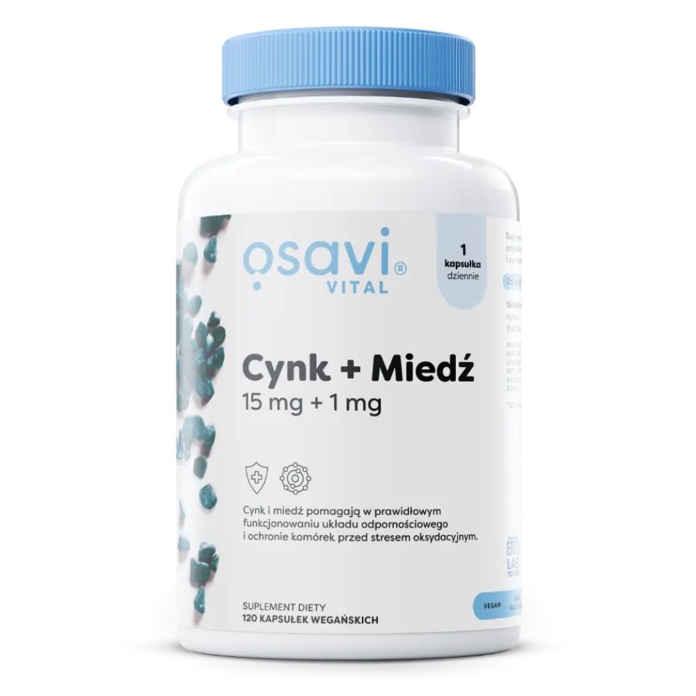 Osavi Zink + Kupfer - 15 mg 1 120 St