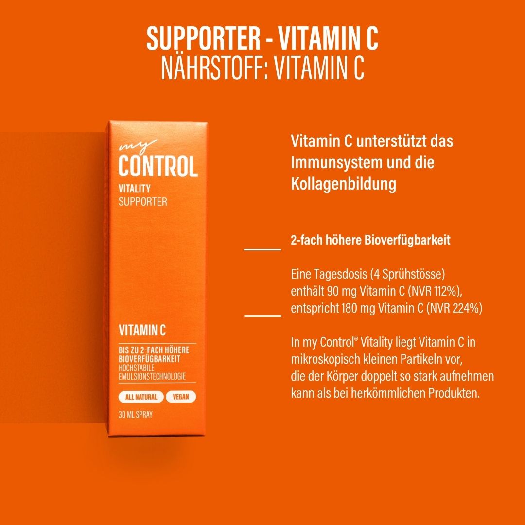 my Control® Vitality Supporter Vitamin C Spray - 30 ml