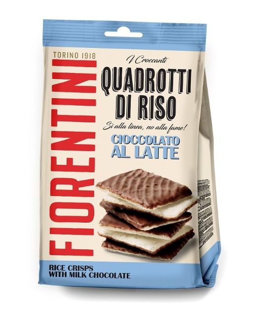 Quadrotti di Riso con Cioccolato al Latte Senza Glutine - Fiorentini 8