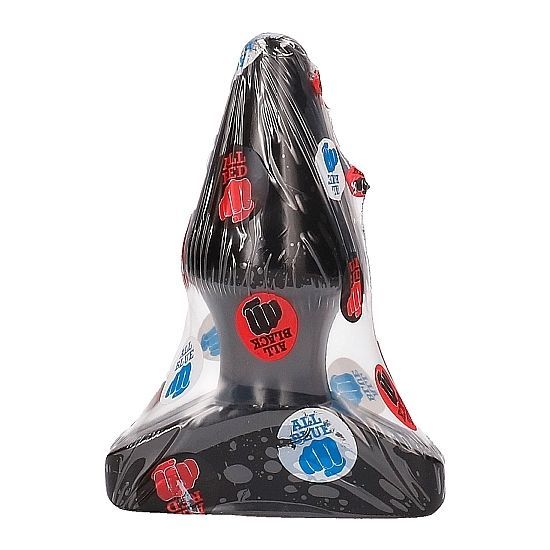 Schwarzer Plug mit konischer Spitze und rechteckiger Basis. Auf der Basis ist die Zahl "6" zu sehen.