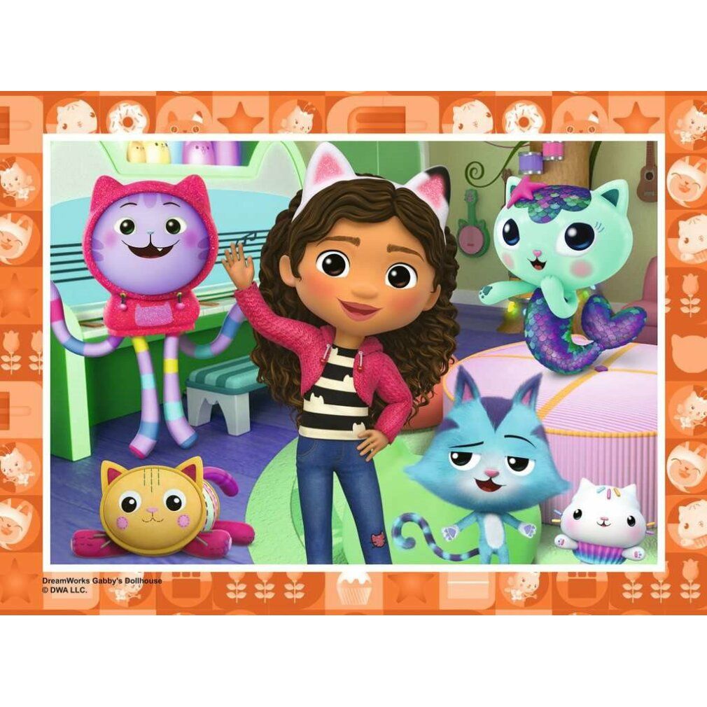 Puzzle 4 in box gabbys haus 03143 ravensburger