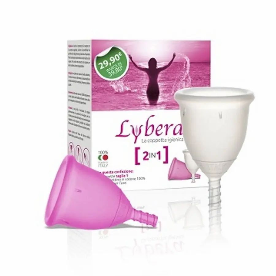 Kit 2 Coppette Mestruali Igieniche Lybera
