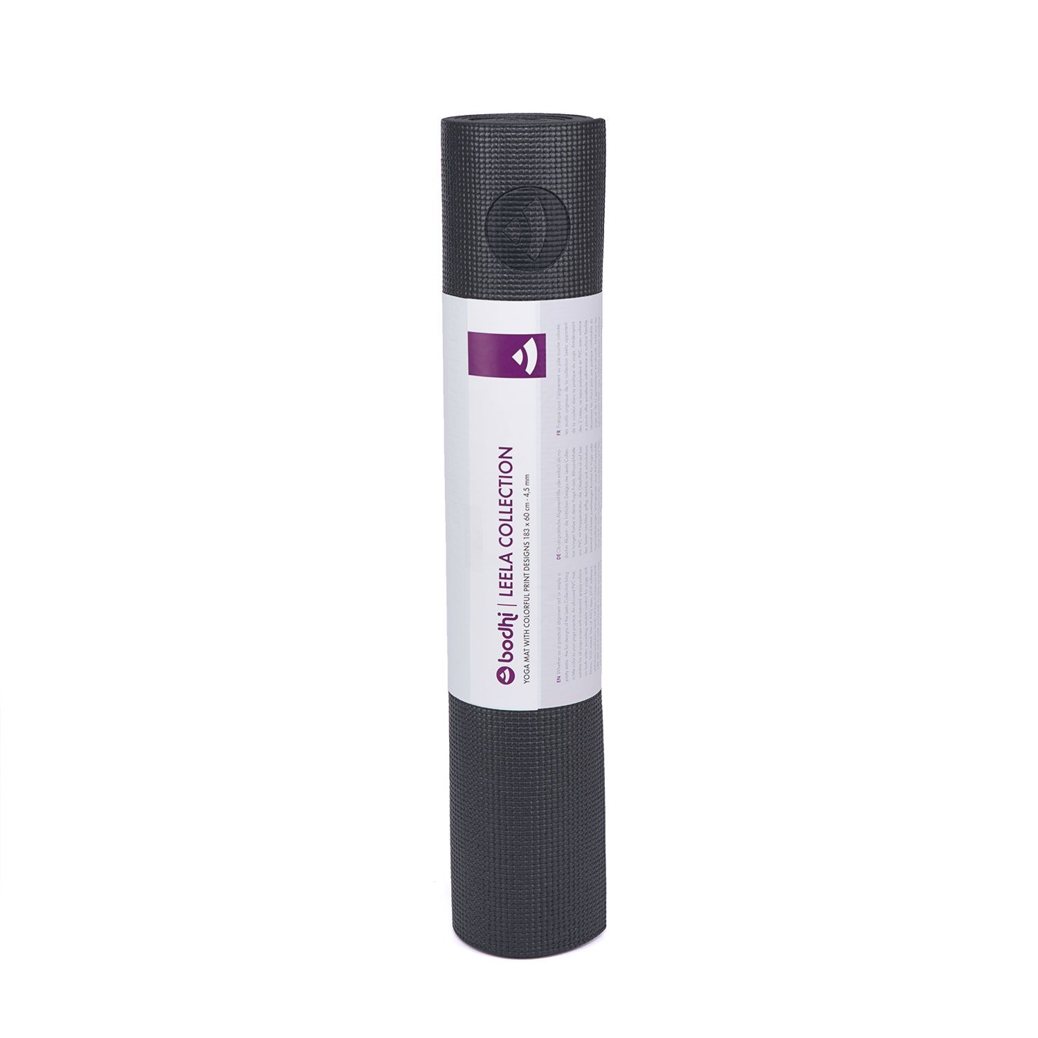 bodhi Yogamatte LEELA Collection anthrazit aus PVC