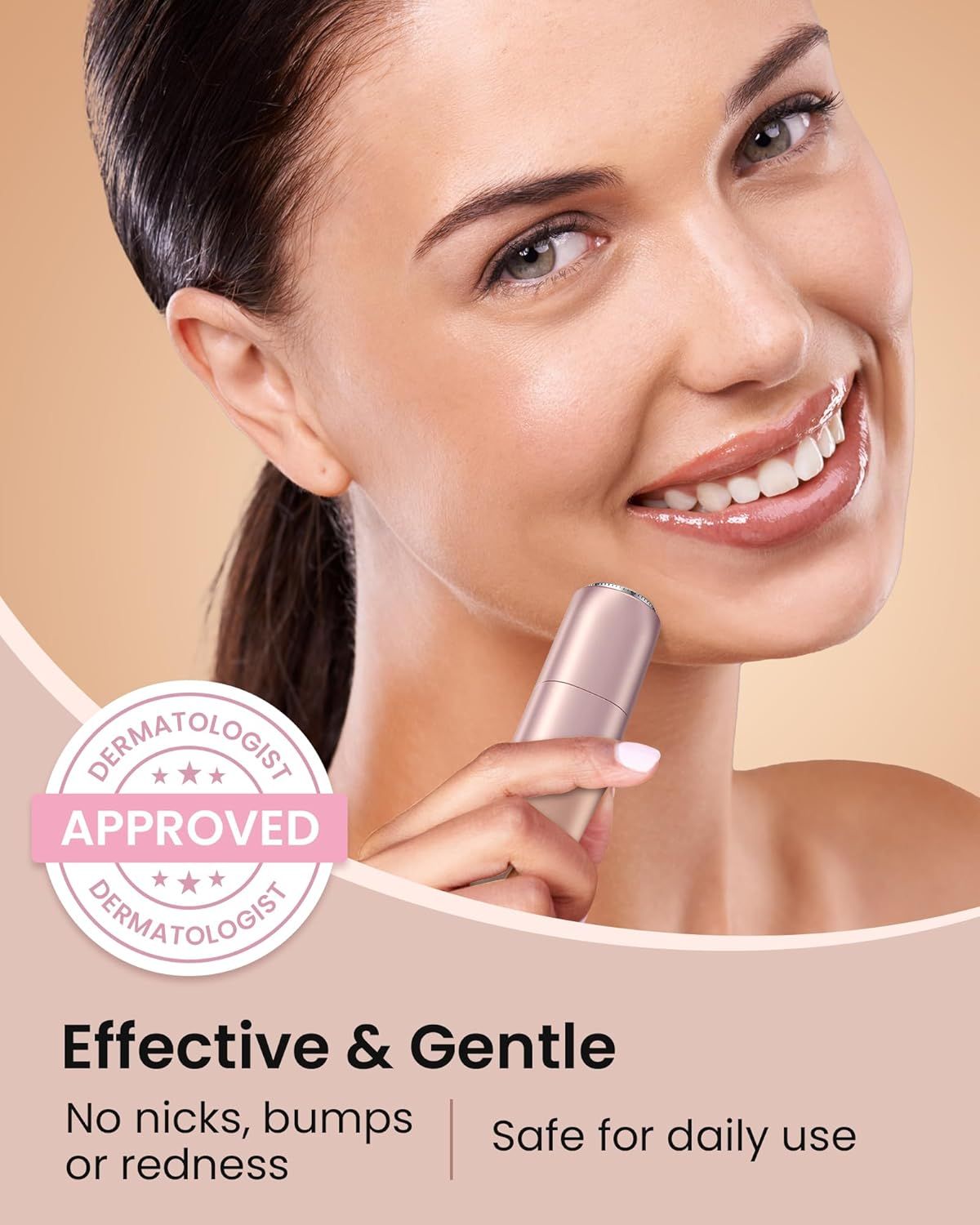 IFANZETECH Mini Rasierer Damen Gesichtshaarentferner