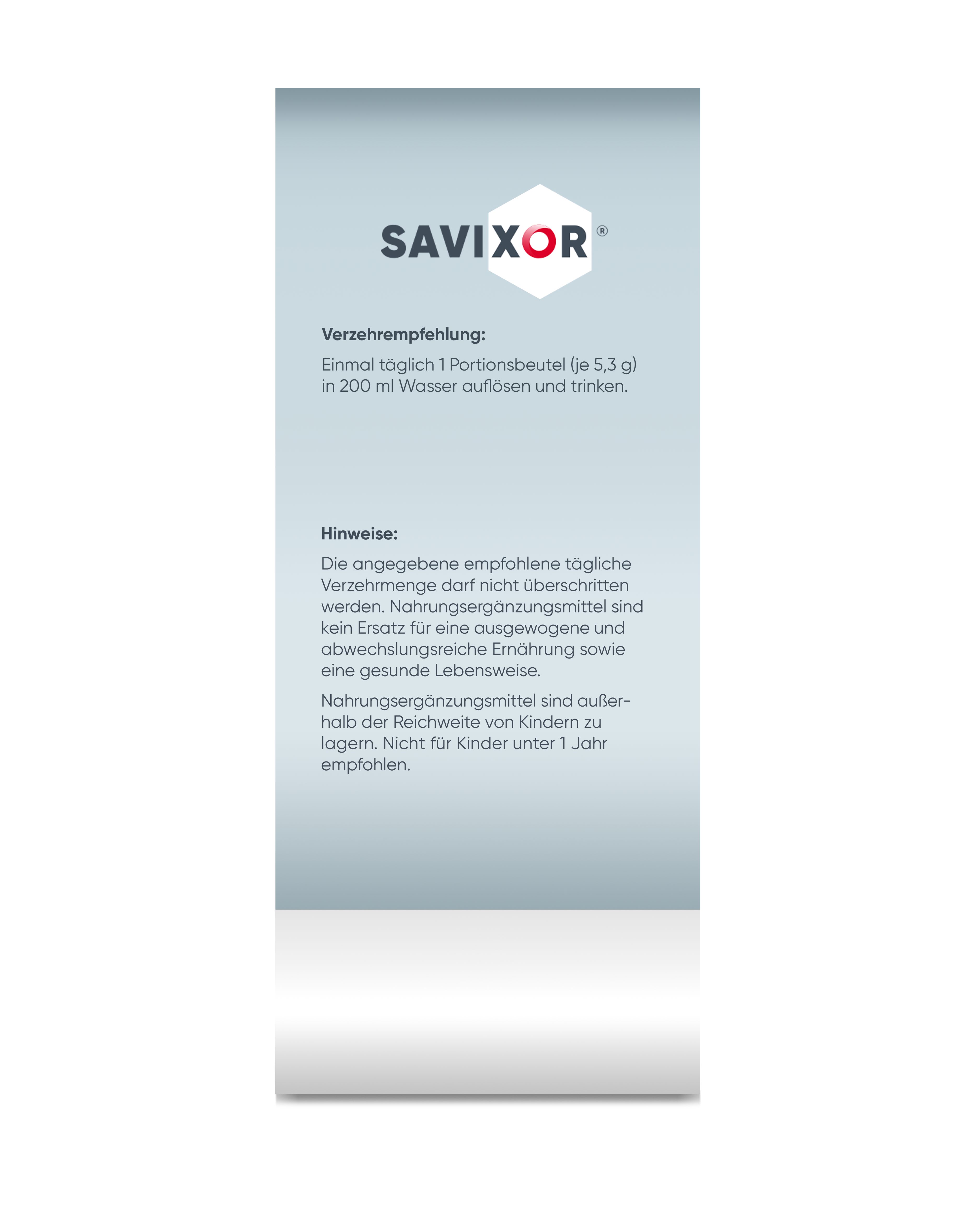 Savixor HydriaX Junior Elektrolyte Pulver für Kinder