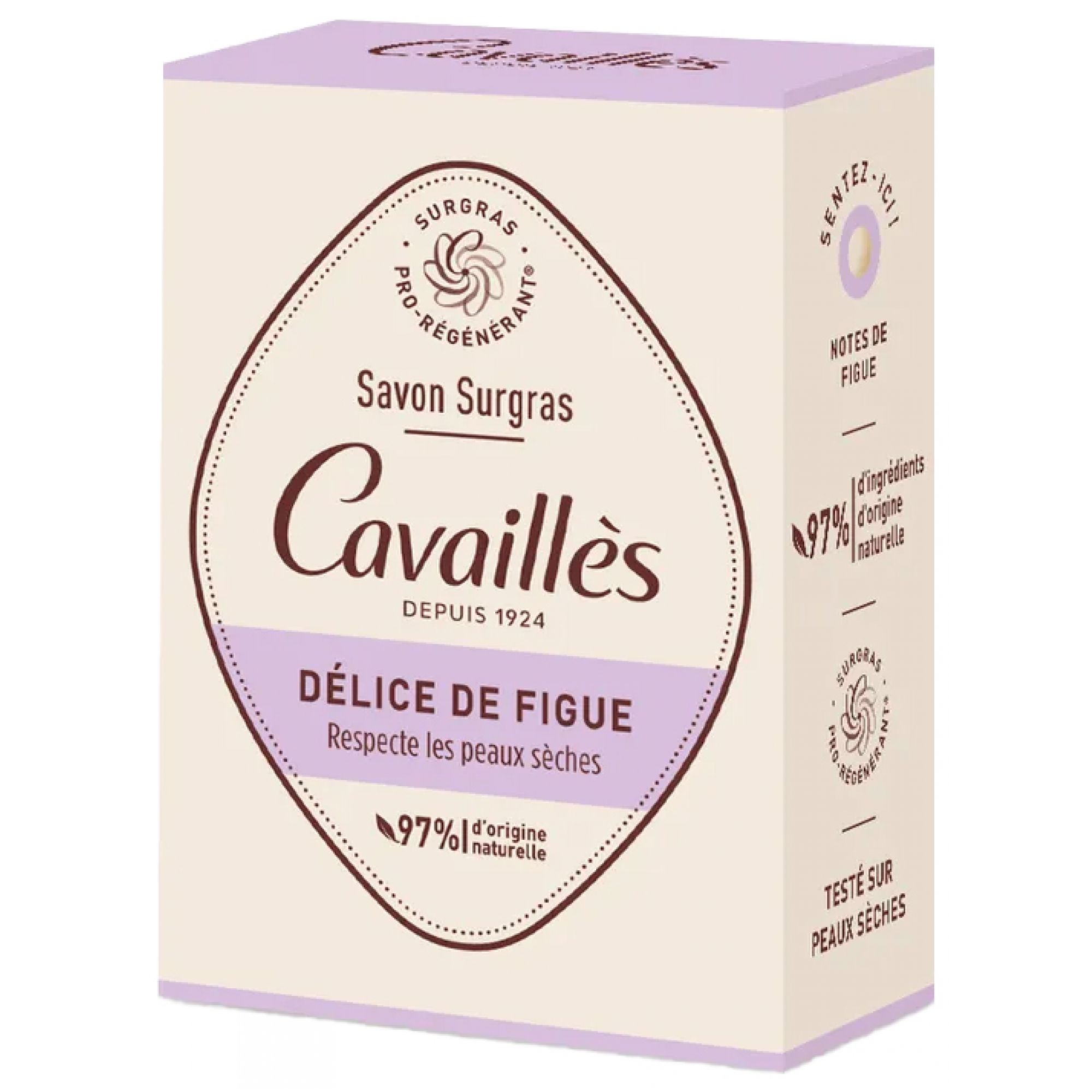 Cavaillès Surgras-Seife Feigengenuss 6,4x3,3x9,3 cm