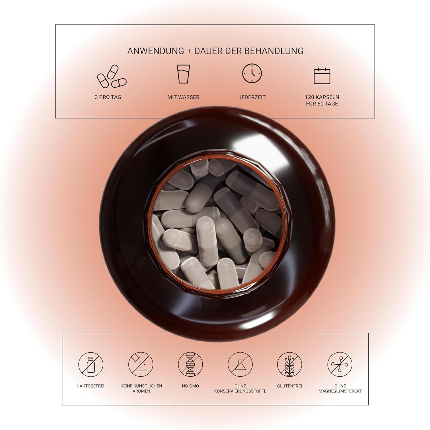 Nullure Kollagen – Marine Kollagen mit Hyaluronsäure und Vitamin C