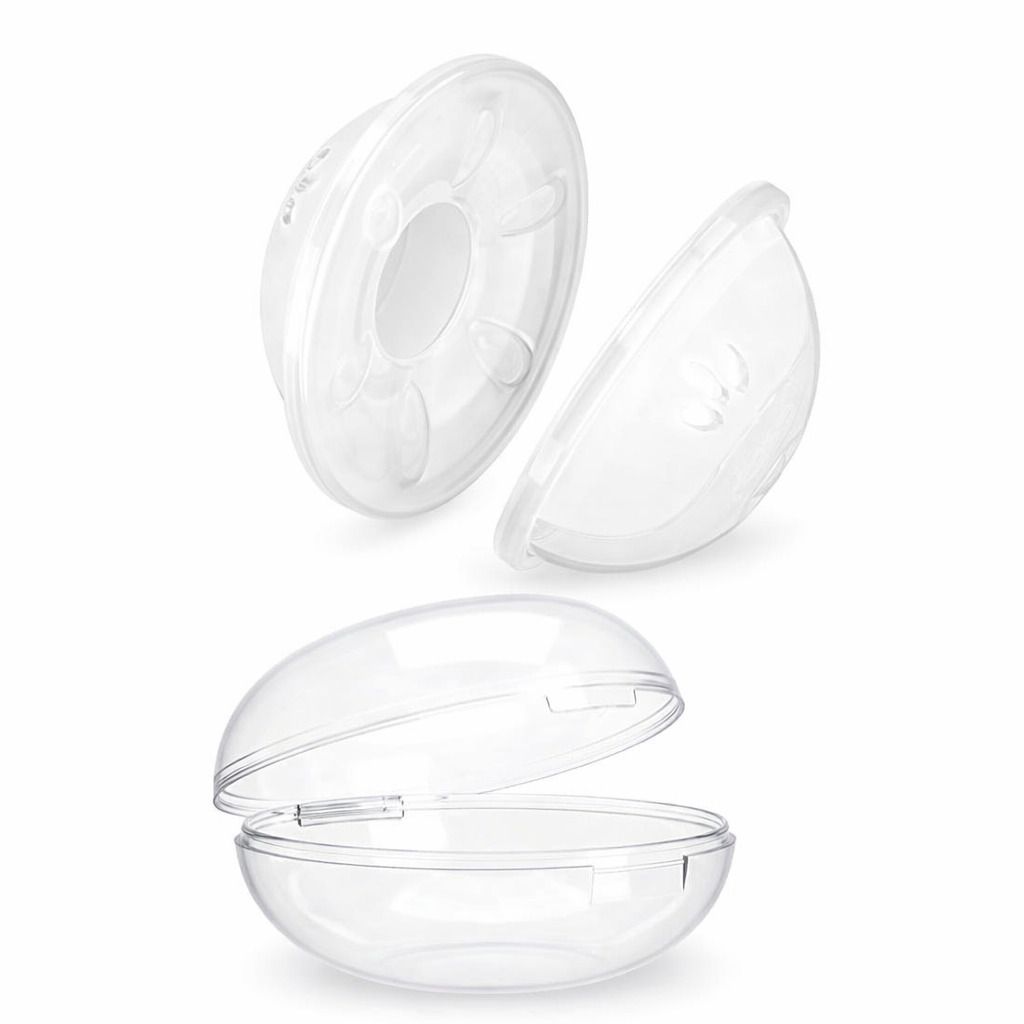 Muttermilchsammler Silikon , BPA frei, wiederverwendbar, auslaufsicher & diskret