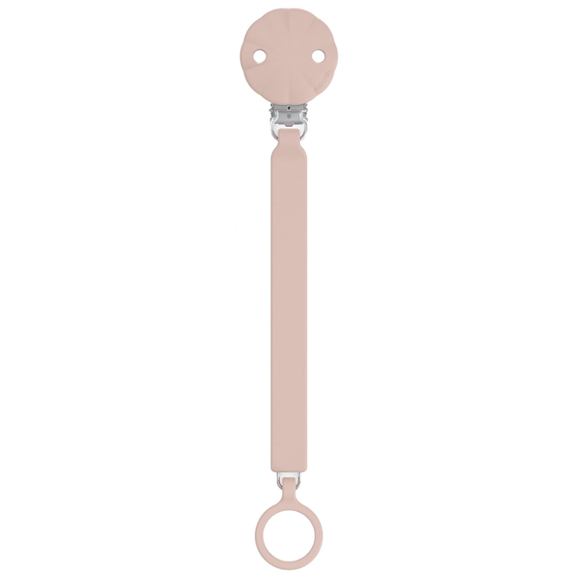 Suavinex Silikon-Schnullerhalter 0 Monate und Mehr (Modell : Rosa Malve) 2,5x8x26,5 cm