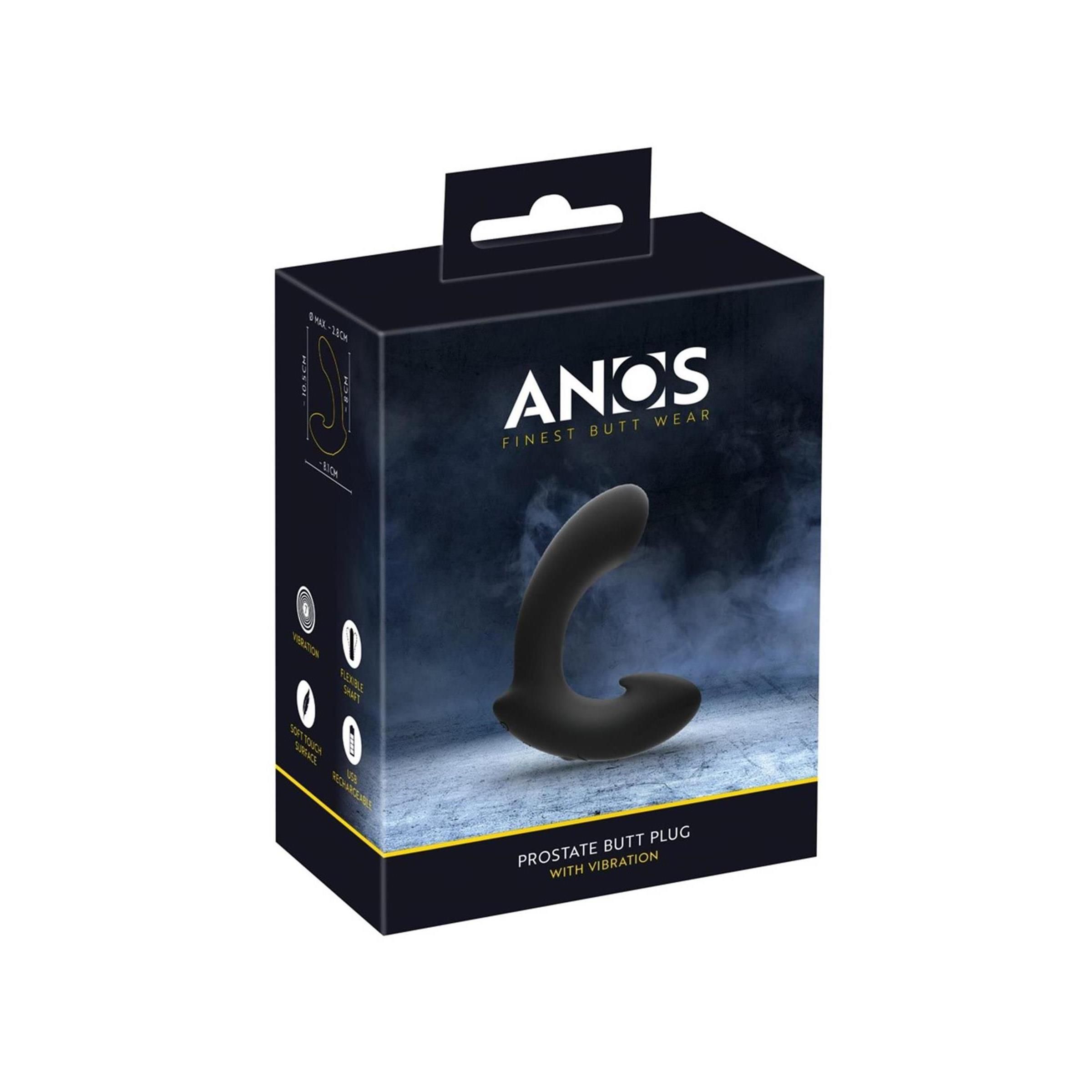 ANOS - Prostate butt plug with v