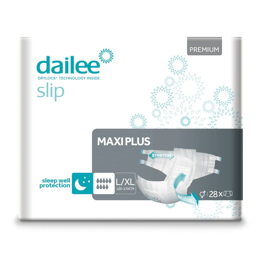 Dailee Slip XXL - 28x Pannoloni Per Anziani A Mutandina - Assorbenza Maxi Plus 9 Gocce - Mutanda Assorbente Incontinenza Adulto - Pannolone A Strappo - Foto 4