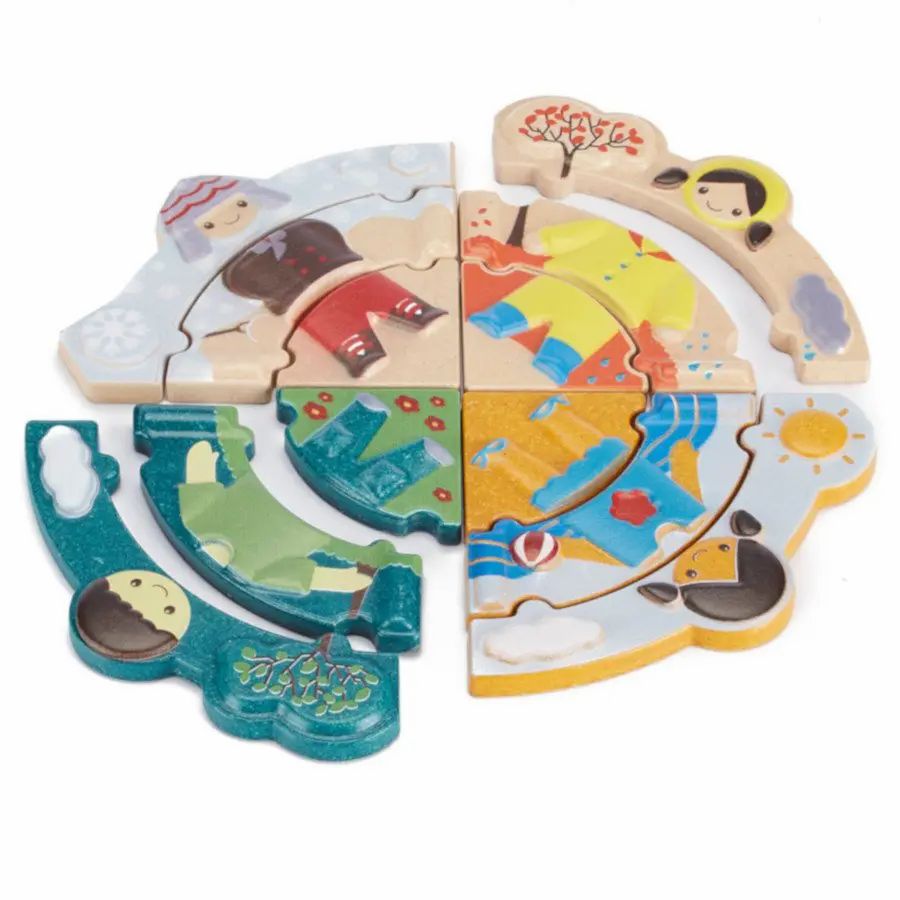 Plan Toys Puzzle delle Stagioni in legno