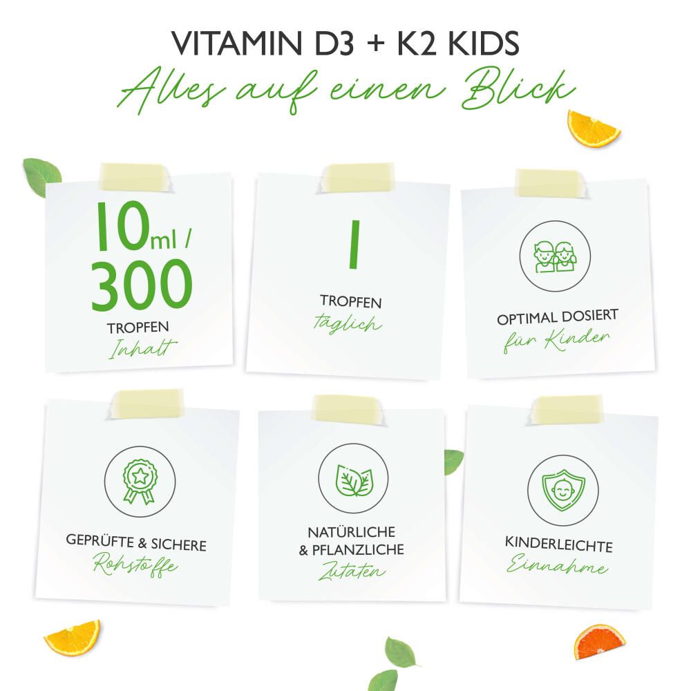 vit4ever Vitamin D3 + K2 Kids 10 ml Tropfen