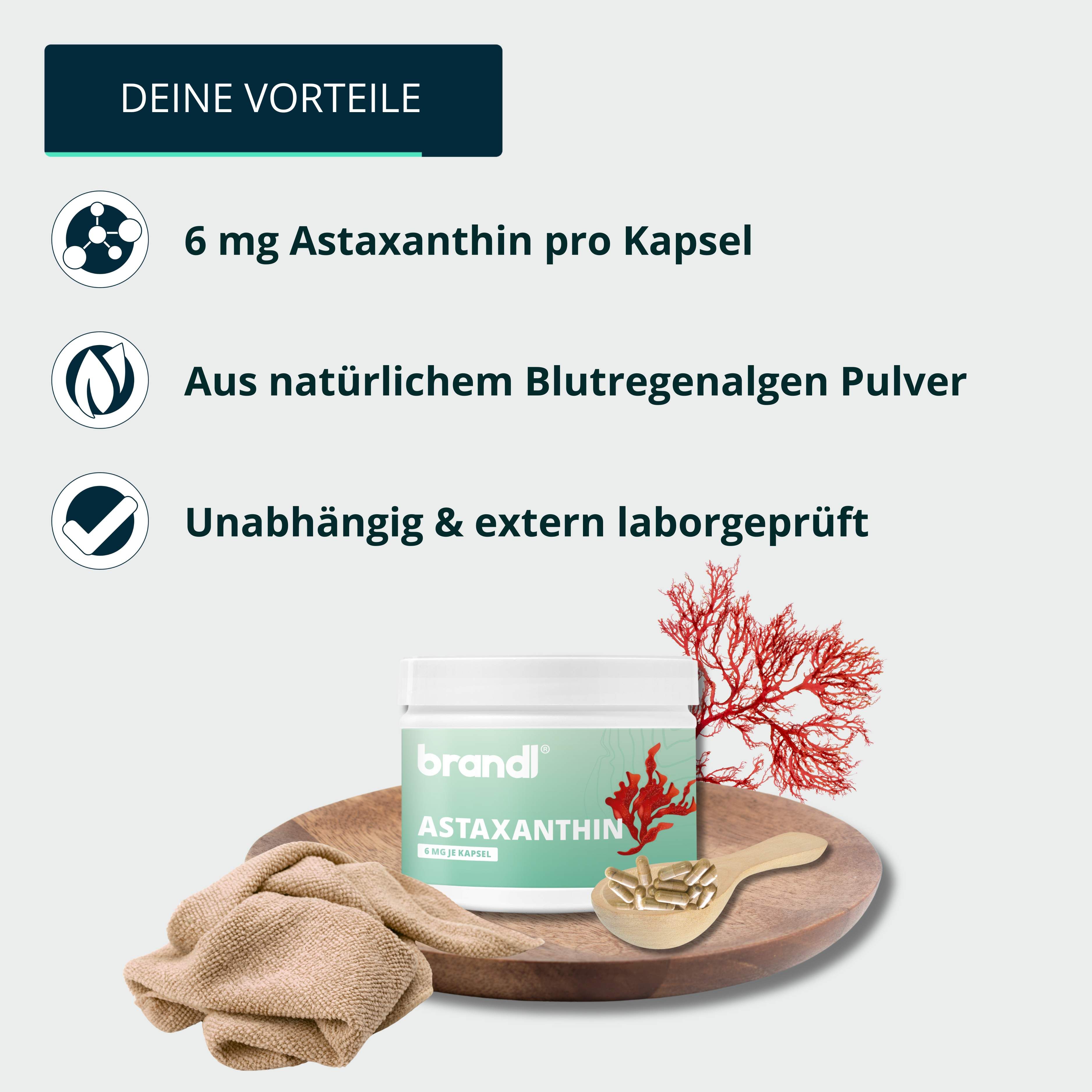 brandl® Astaxanthin mit Antioxidantien