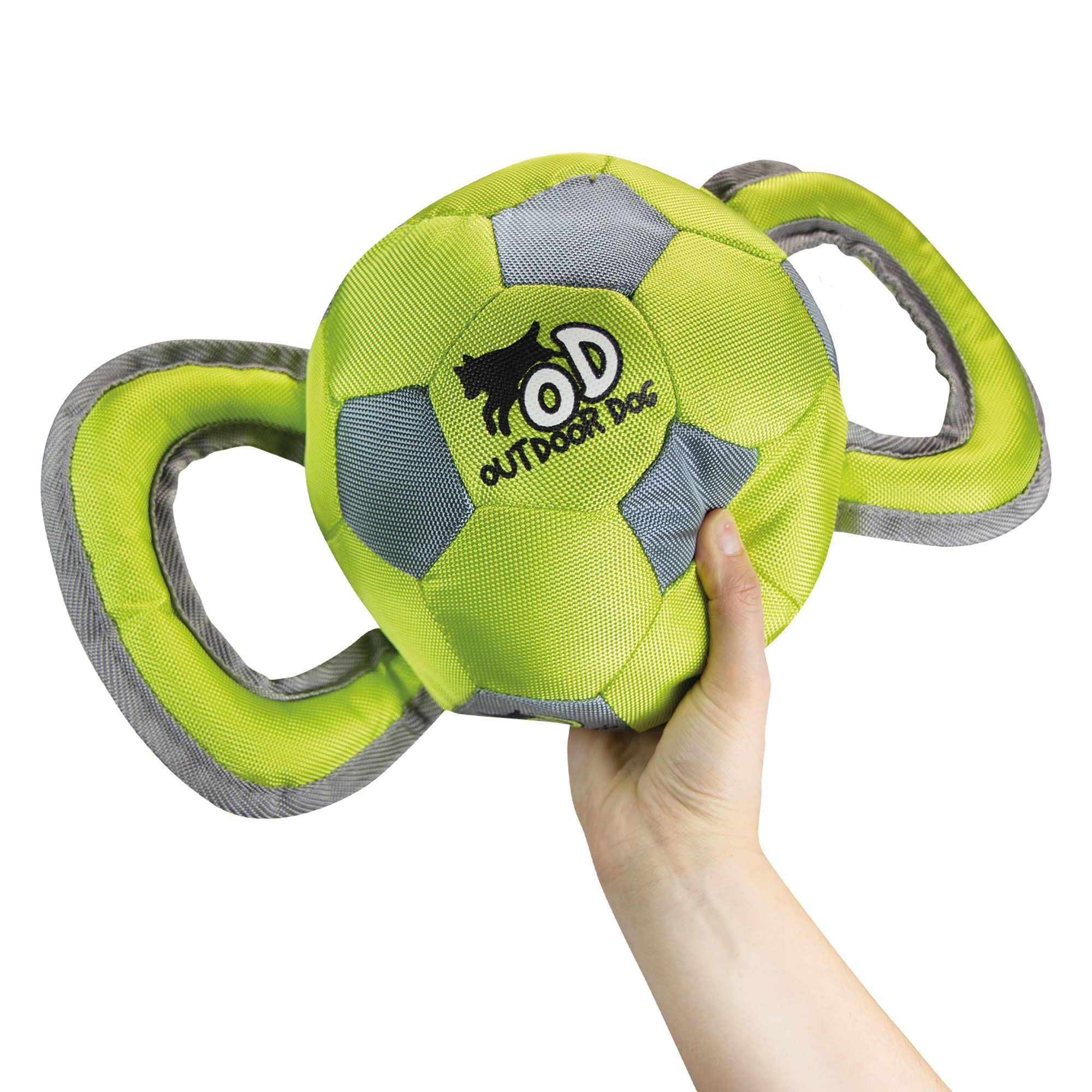 Apportierball mit Griffen