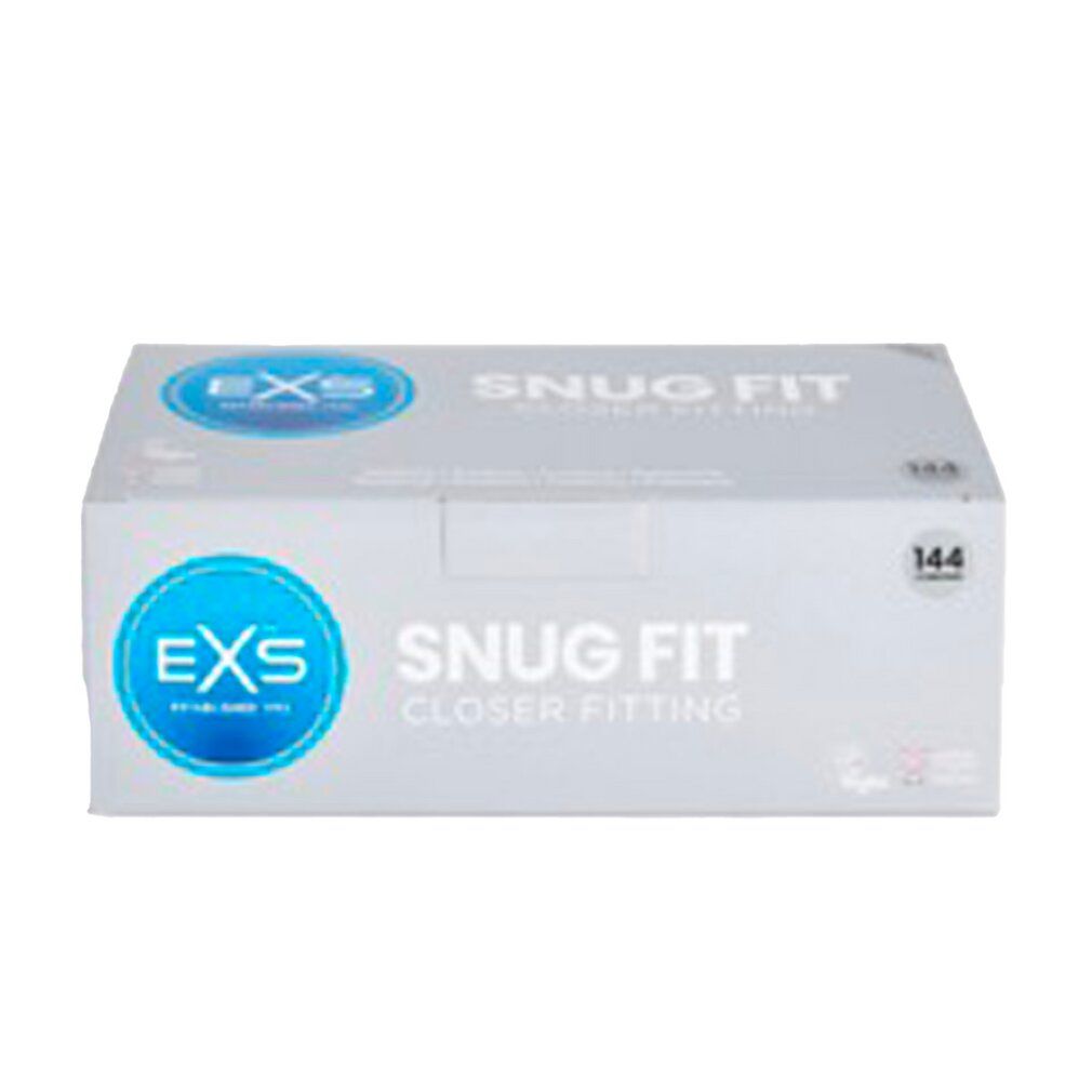 Großpackung EXS Snug Fit Kondome, 144 Stück.
