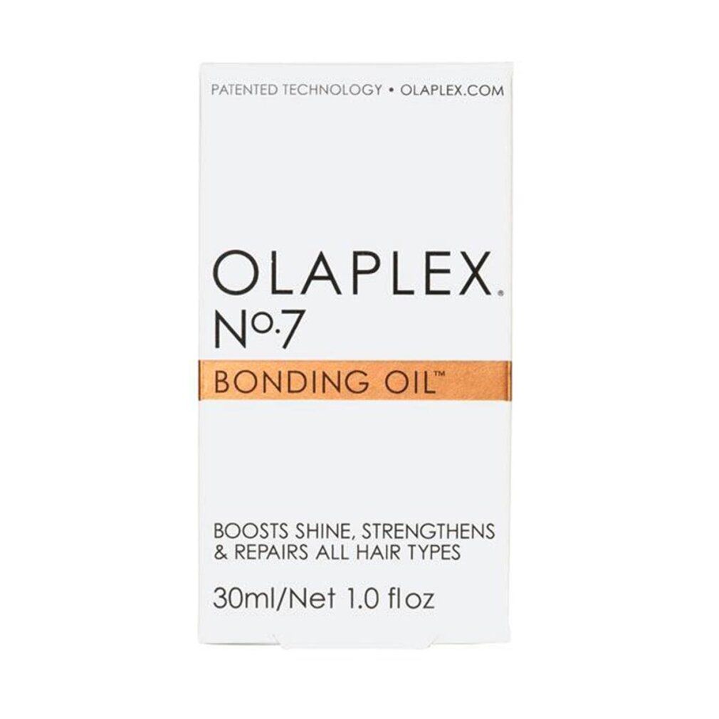 Olaplex Nr. 7 Bonding Oil Verpackung. 30ml/1.0 fl oz.