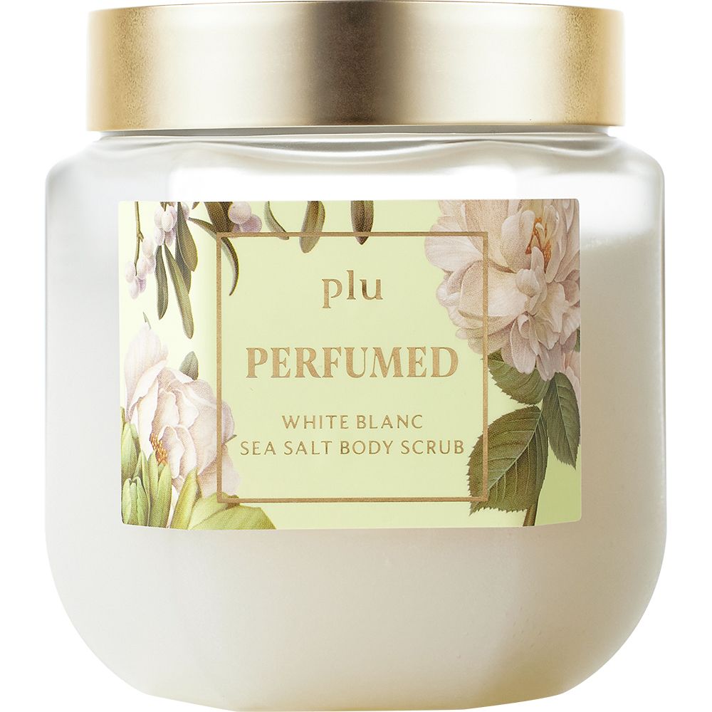 PLU Perfumed White Blanc sea Salt Body scrub