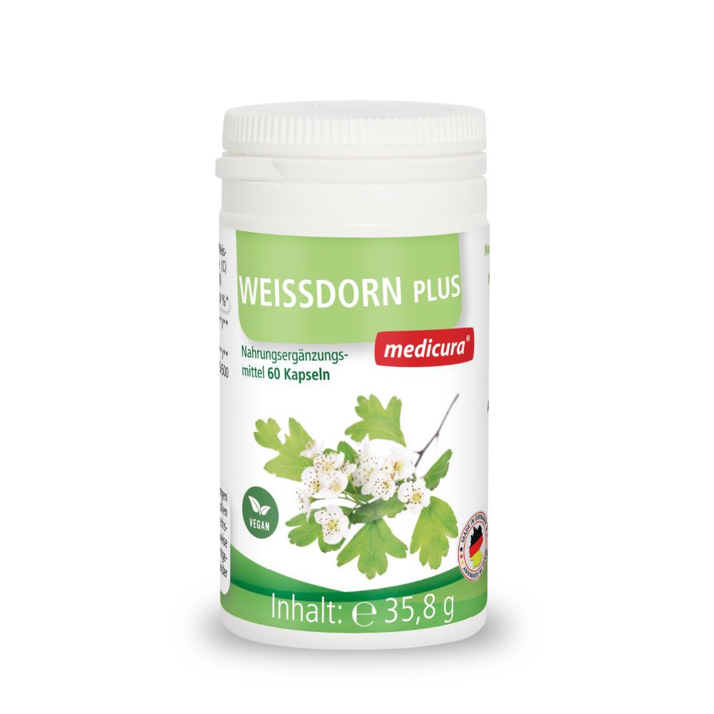 Medicura AG Weißdorn Kapseln mit Vitamin C 35,8 g