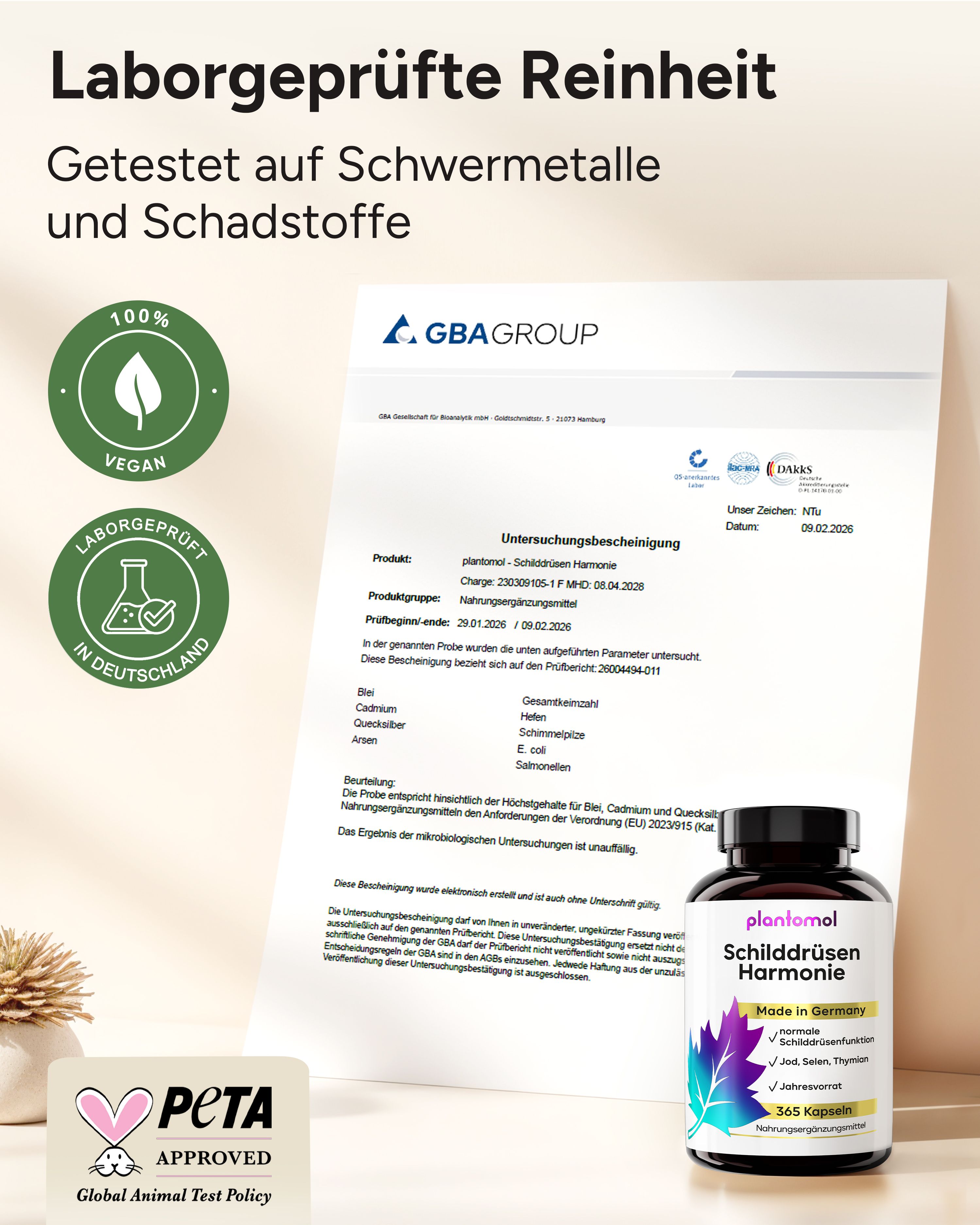 plantomol® Jod Selen Komplex bei Schilddrüsenunterfunktion - Schilddrüsen Harmonie