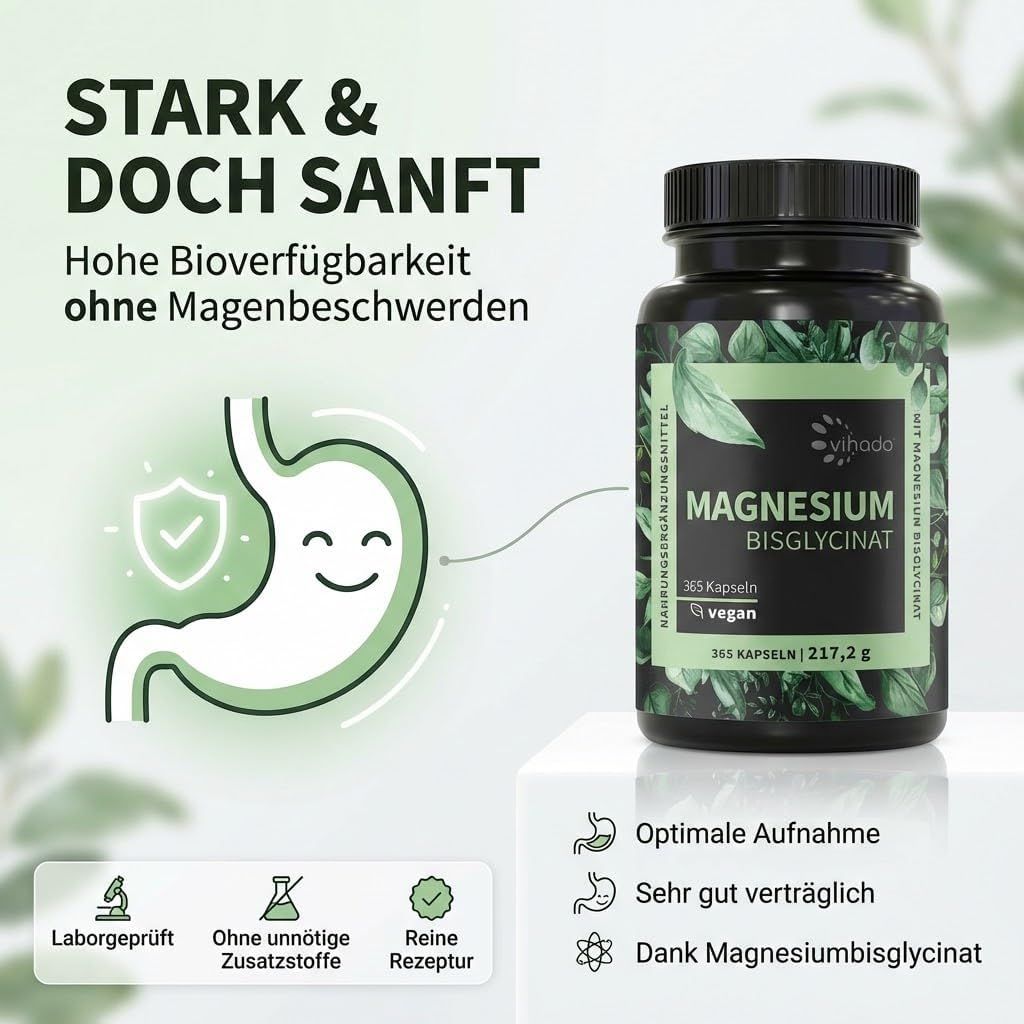 Magnesium Bisglycinat hochdosiert 1000 mg