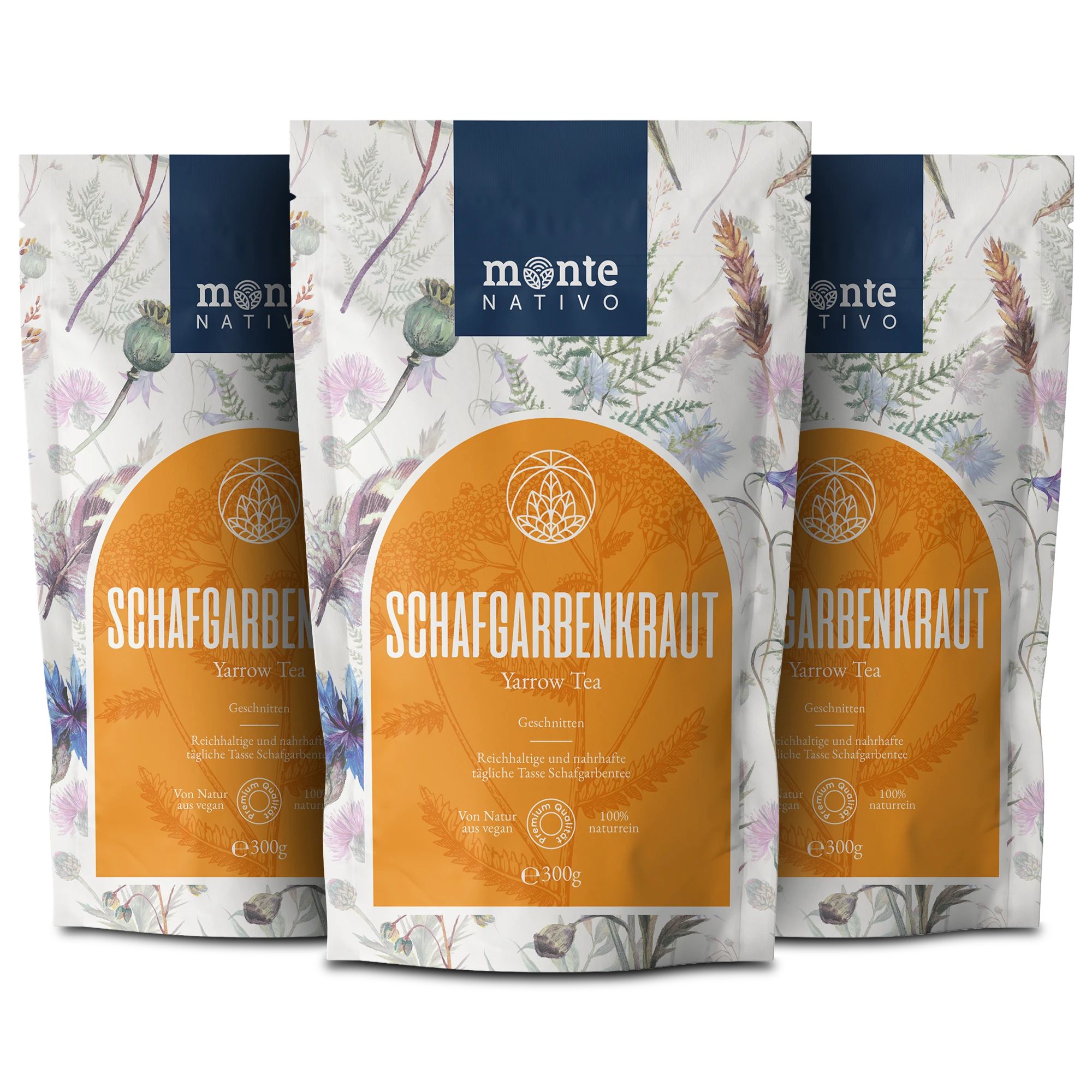 Monte Nativo Schafgarbe Kräutertee lose 3x300 g Tee