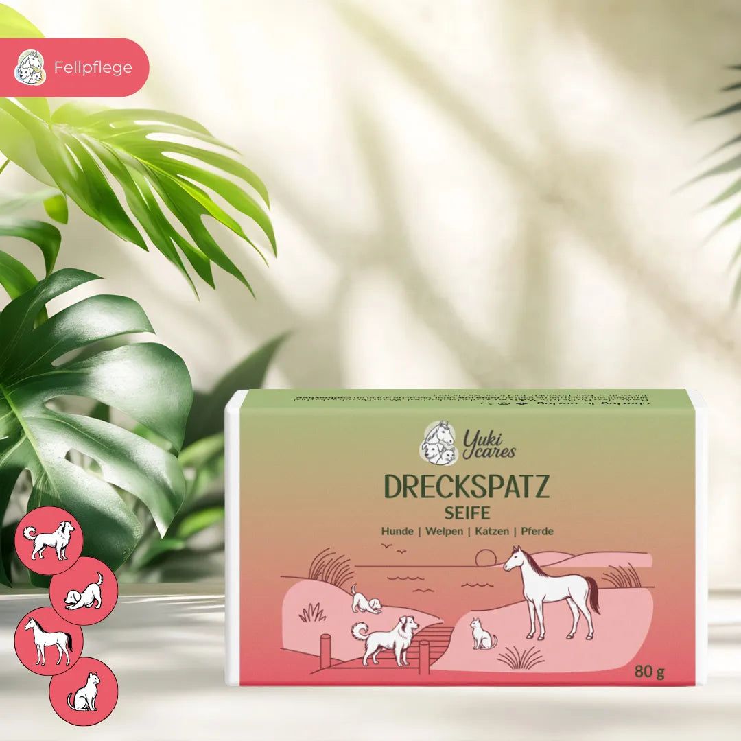 Yuki cares Dreckspatz Seife für Hunde, Katzen & Pferde