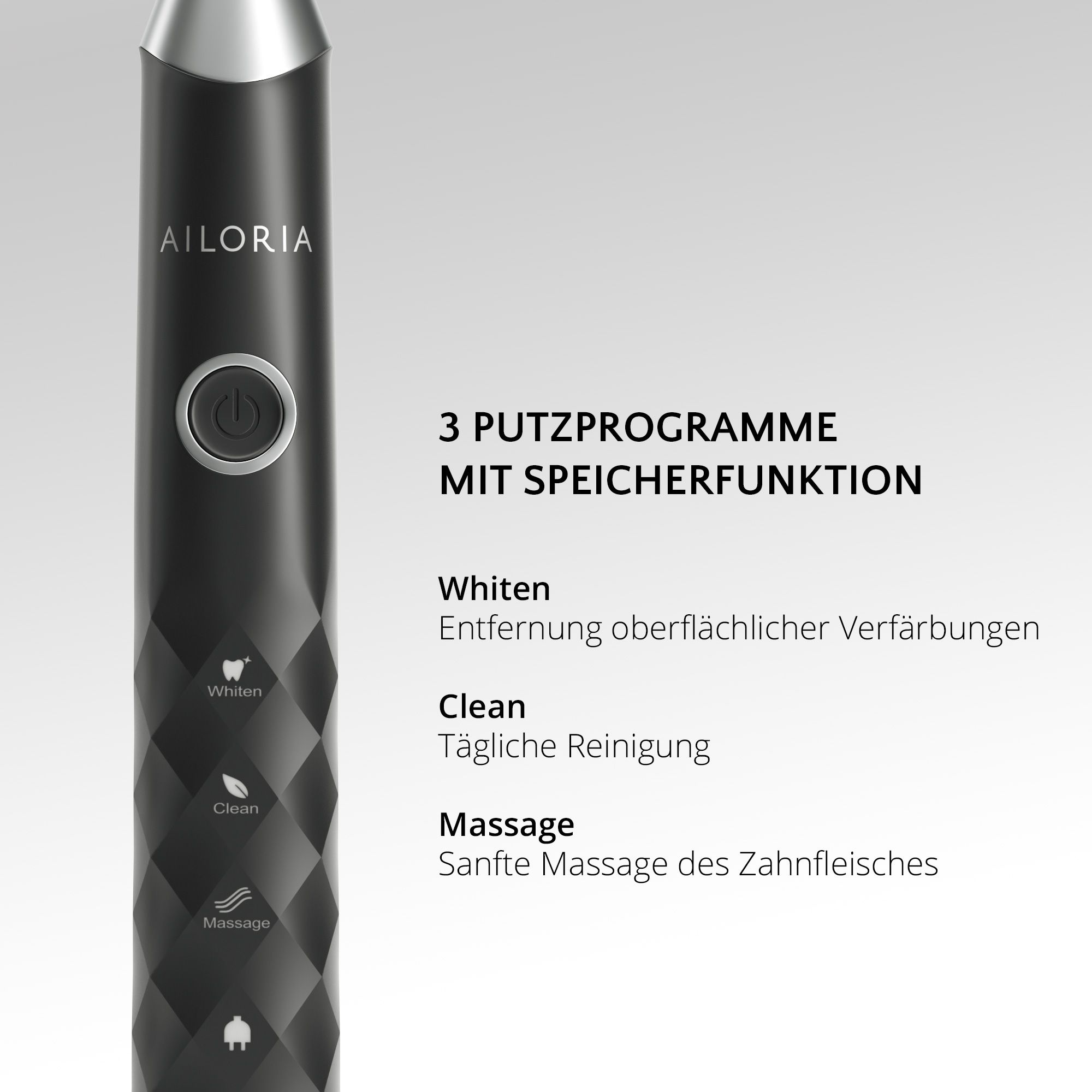 Ailoria Shine Bright SET USB-Schallzahnbürste 1 St