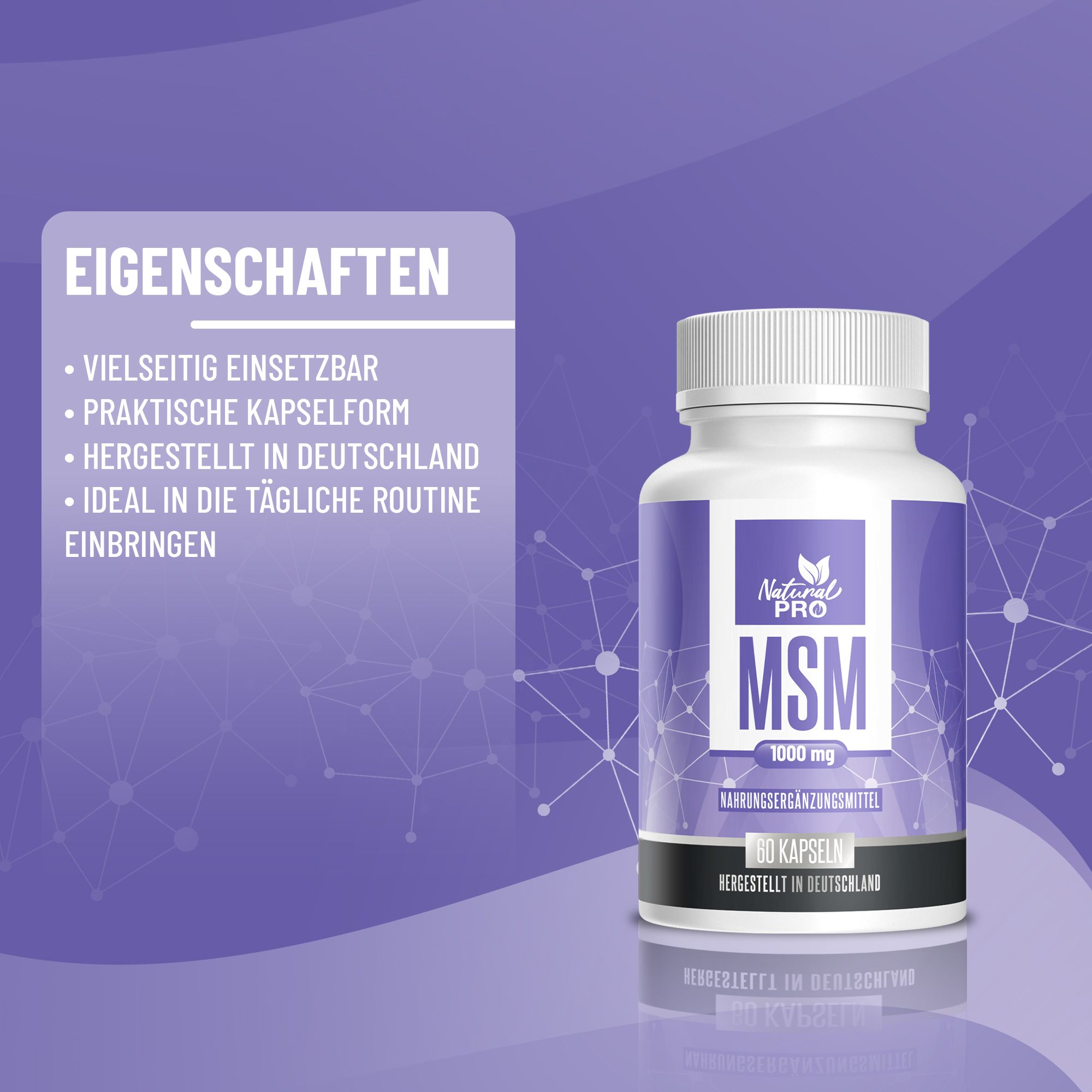 Natural Pro | MSM 1000 MG Tagesdosis HOCHDOSIERT