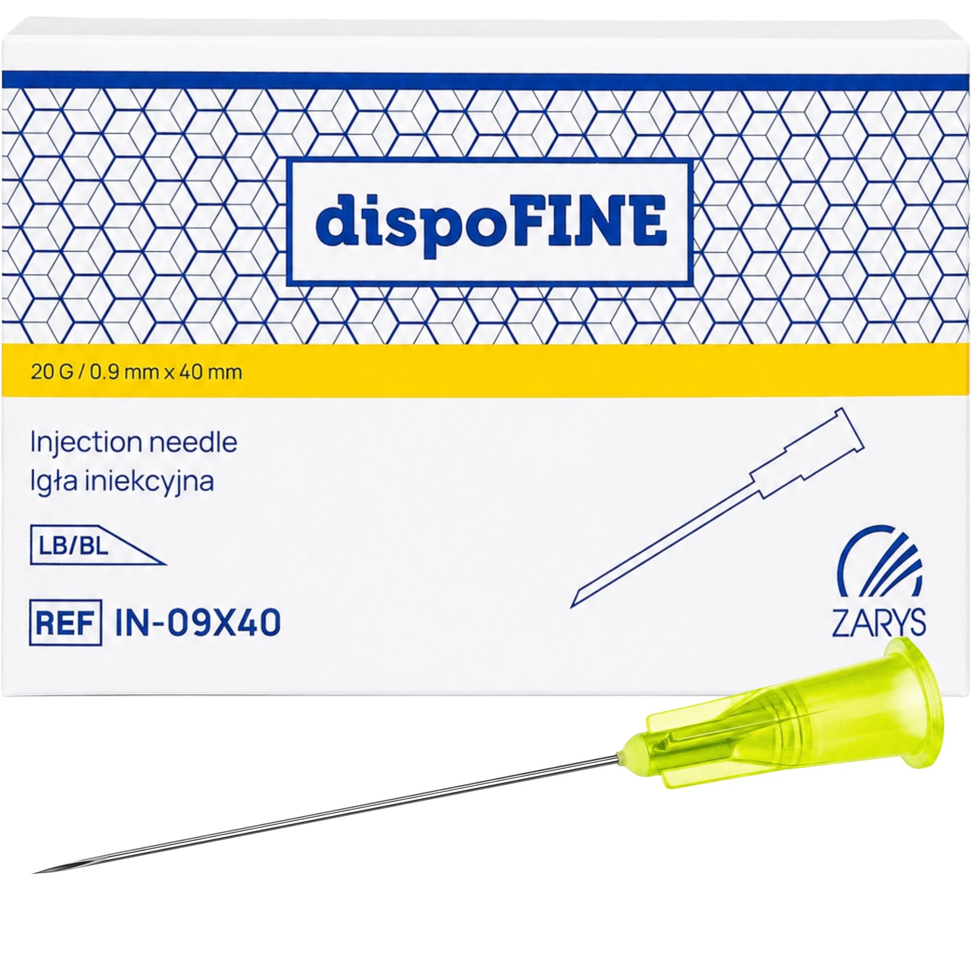 dispoFINE Injektionsnadel 20G 0,9 x 40 mm steril 100 St